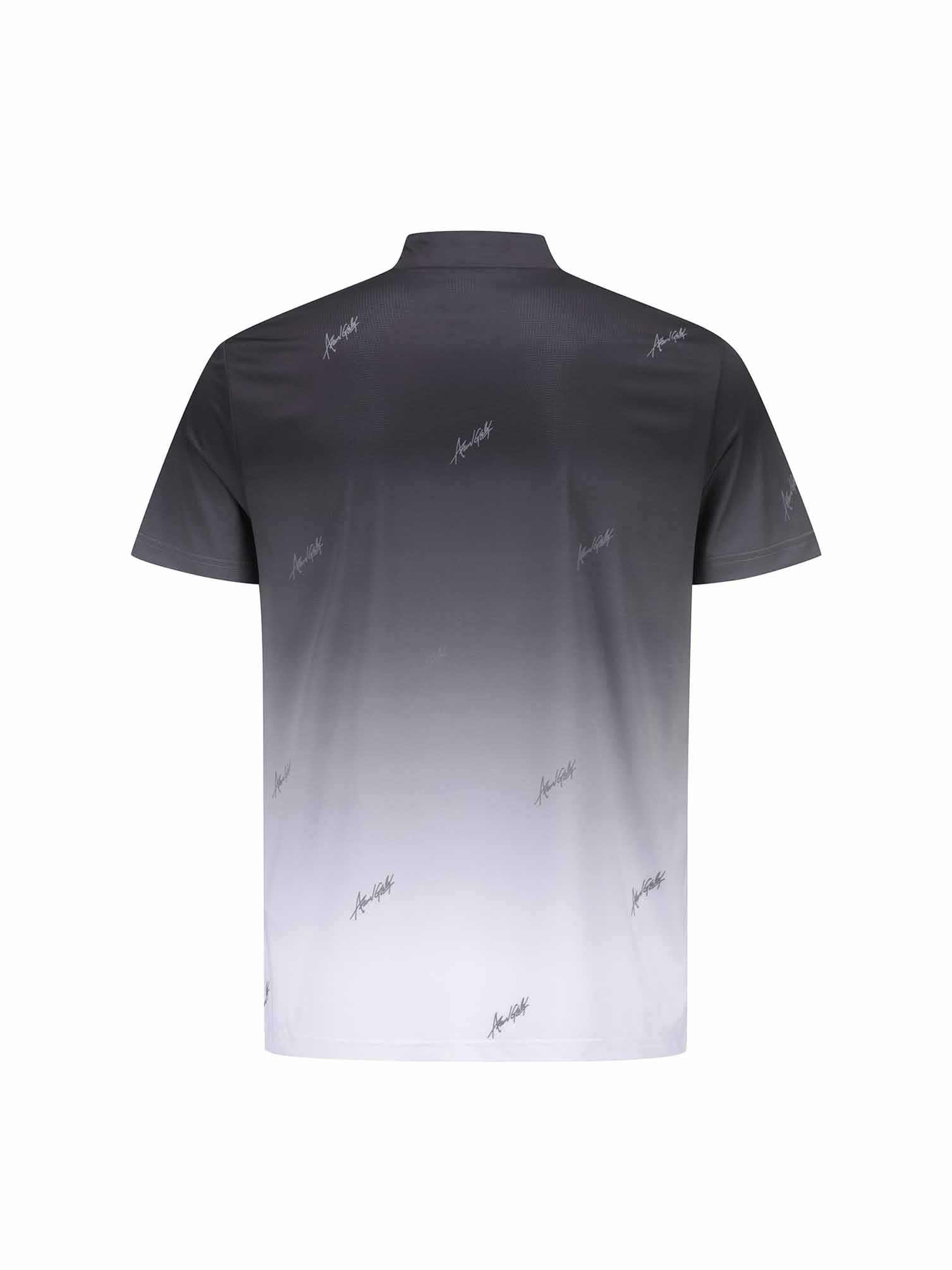 MEN LOGO PATTERN NECK T-SHIRT