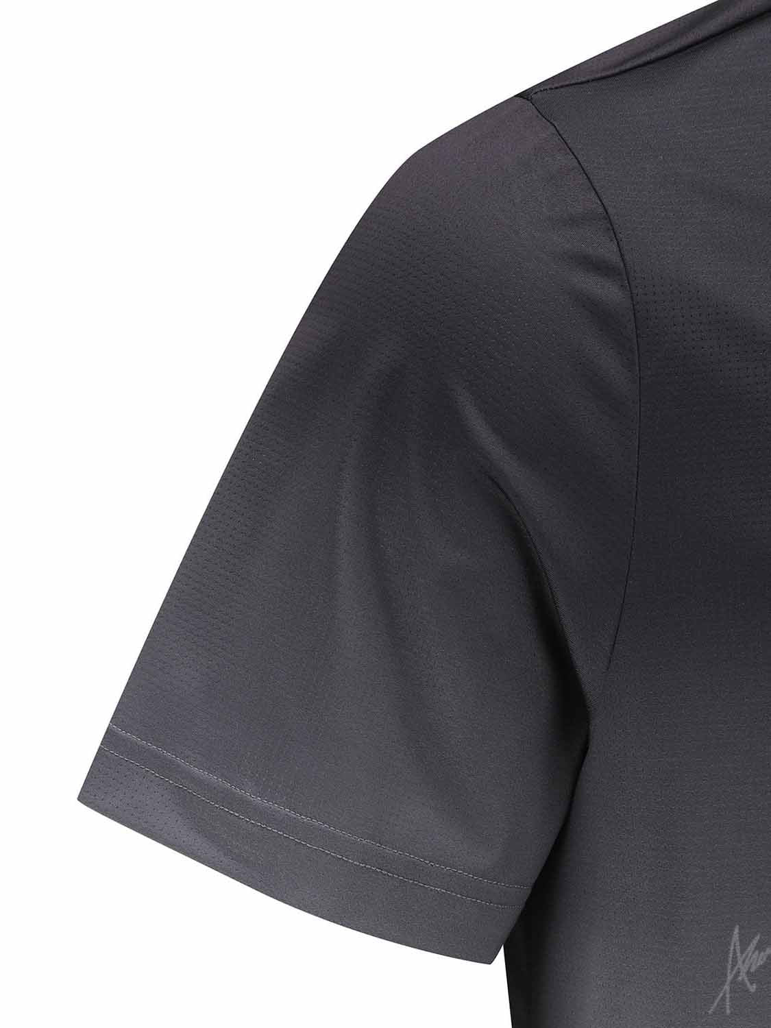 MEN LOGO PATTERN NECK T-SHIRT