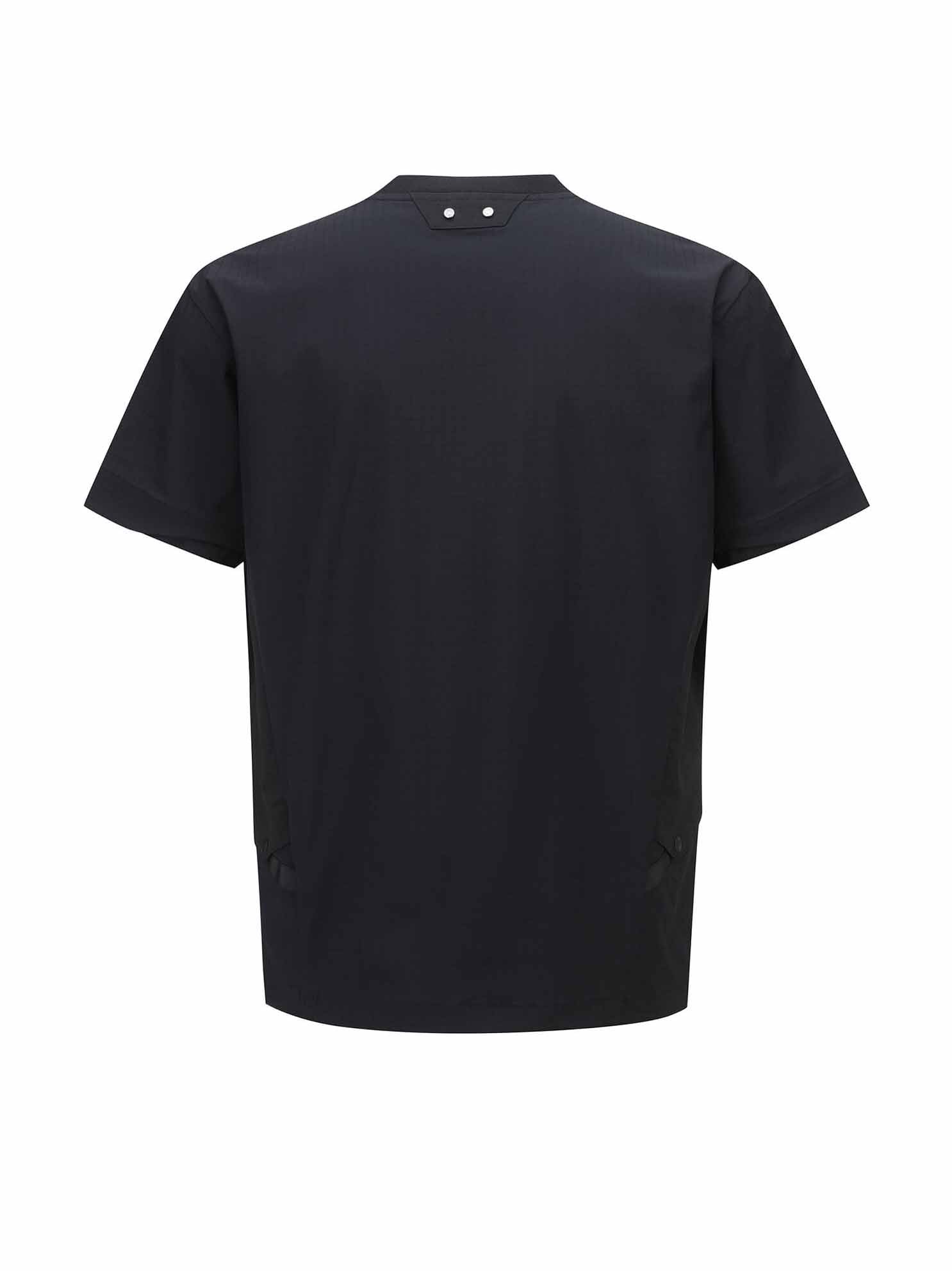 MEN WOOVEN MIX CREW NECK