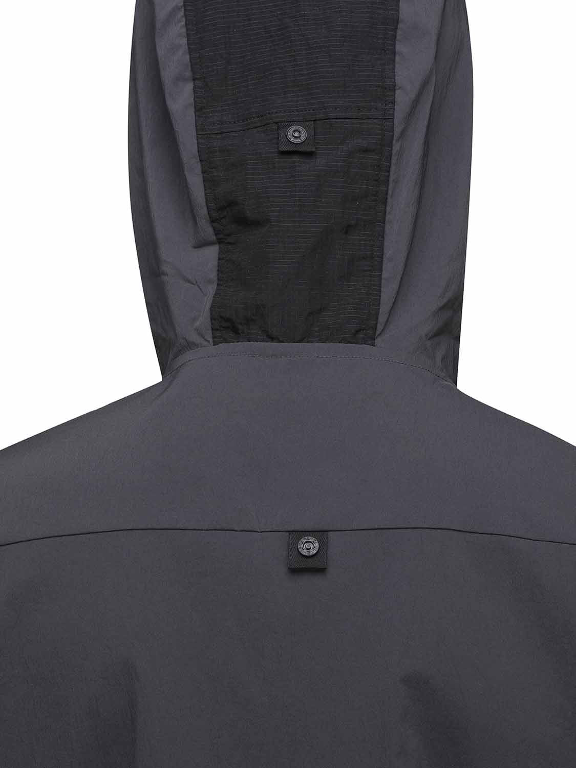 MEN WOOVEN PACH HOODIE