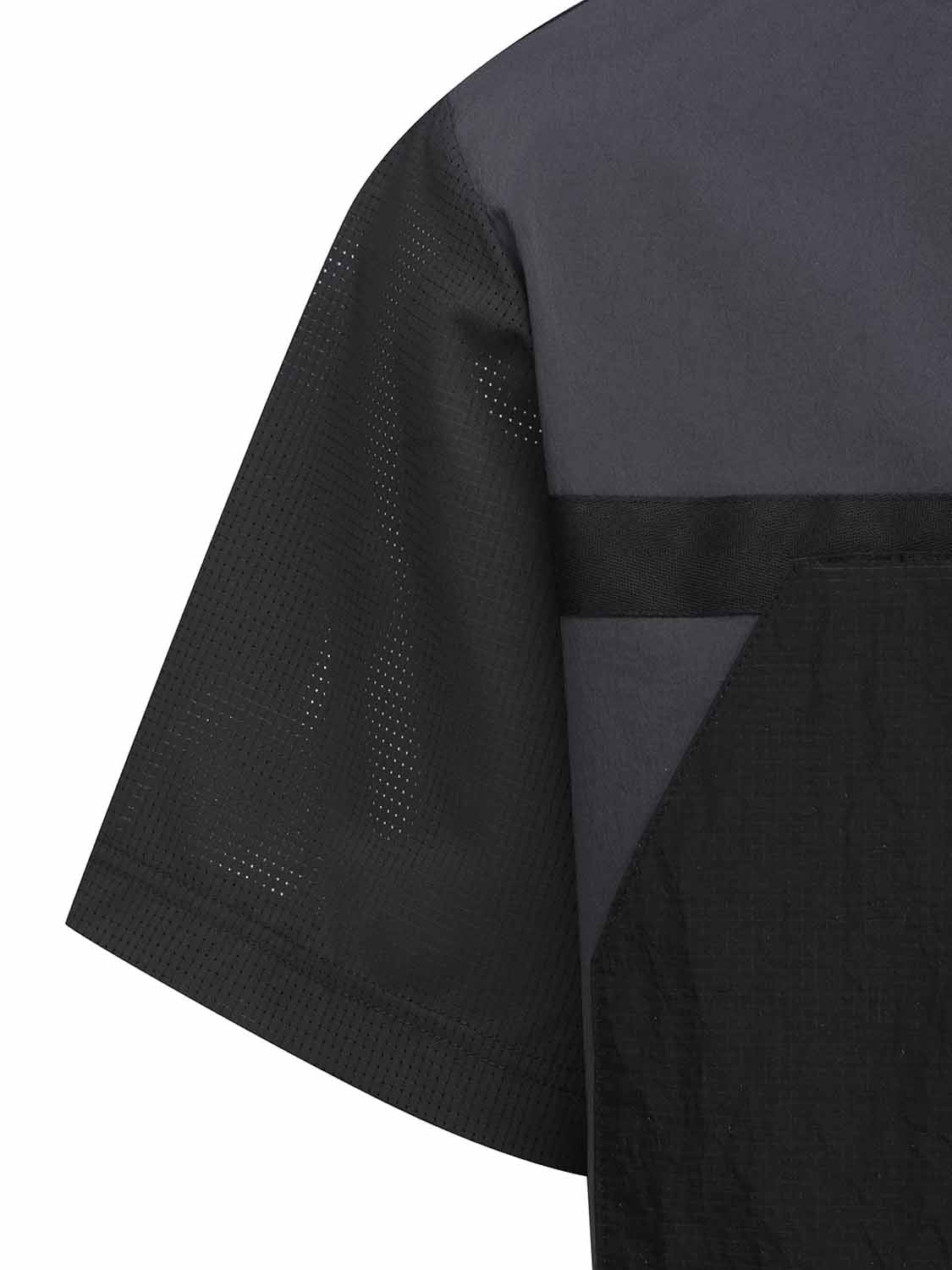 MEN WOOVEN PACH HOODIE