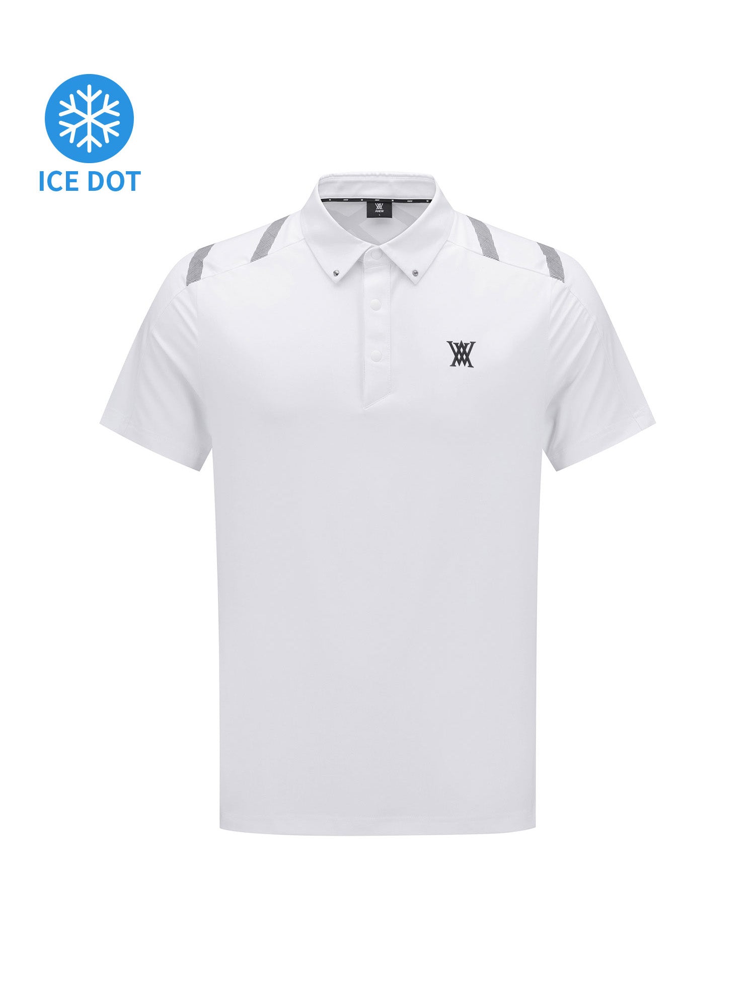 MEN ICE DOTS LOGO PATTERN SHORT T-SHIRT
