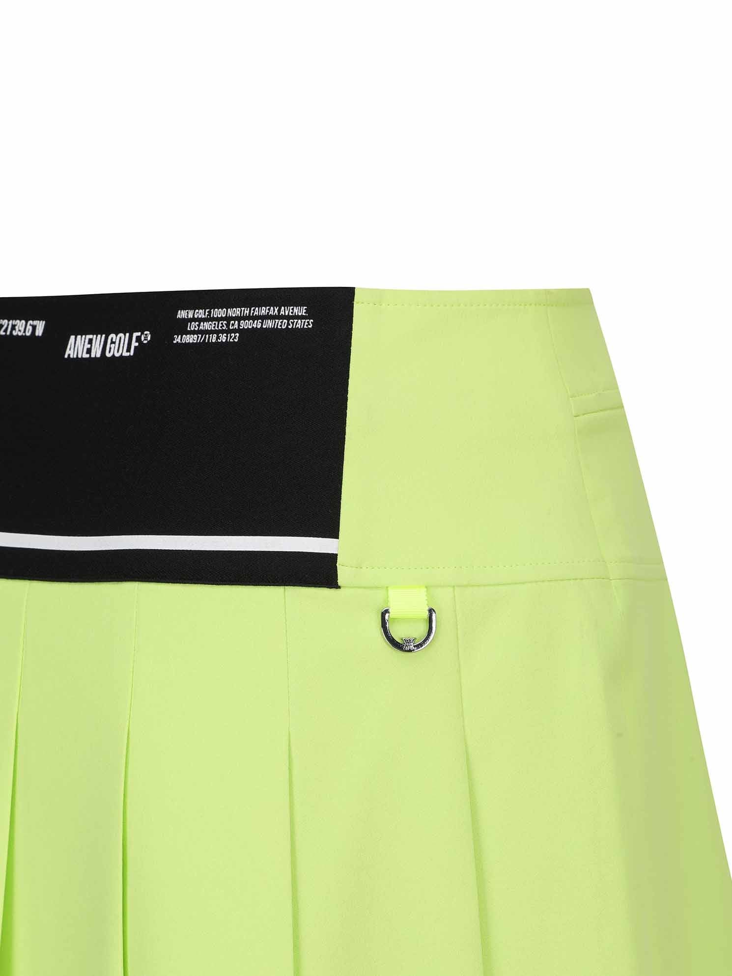WOMEN LOGO BAND POINT PLEATS SQ