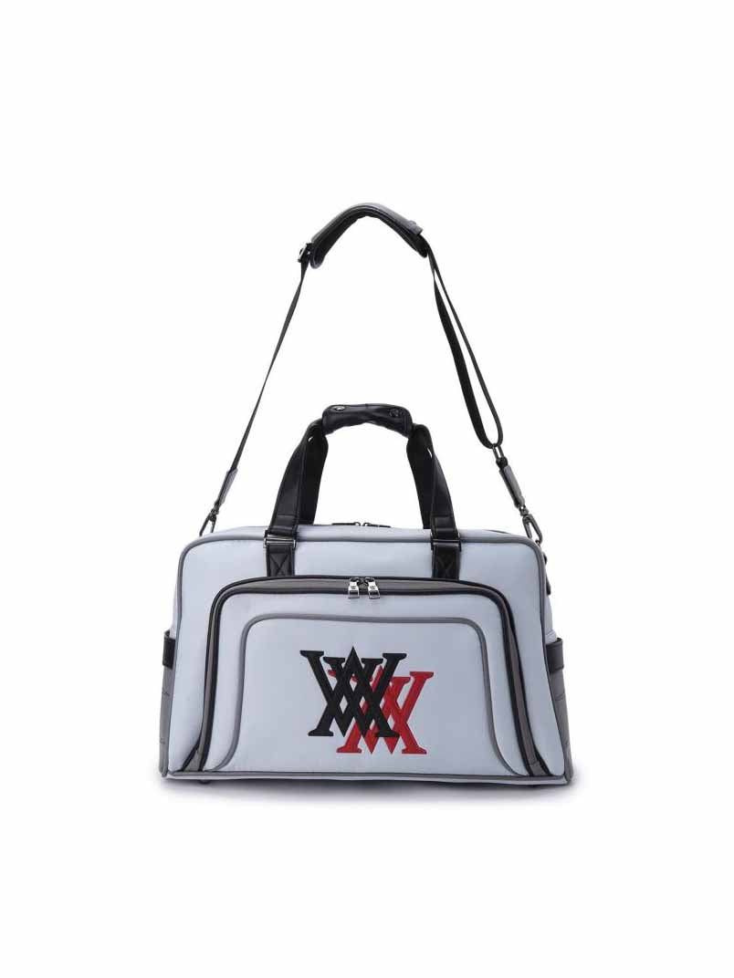 DOUBLE LOGO BOSTON BAG