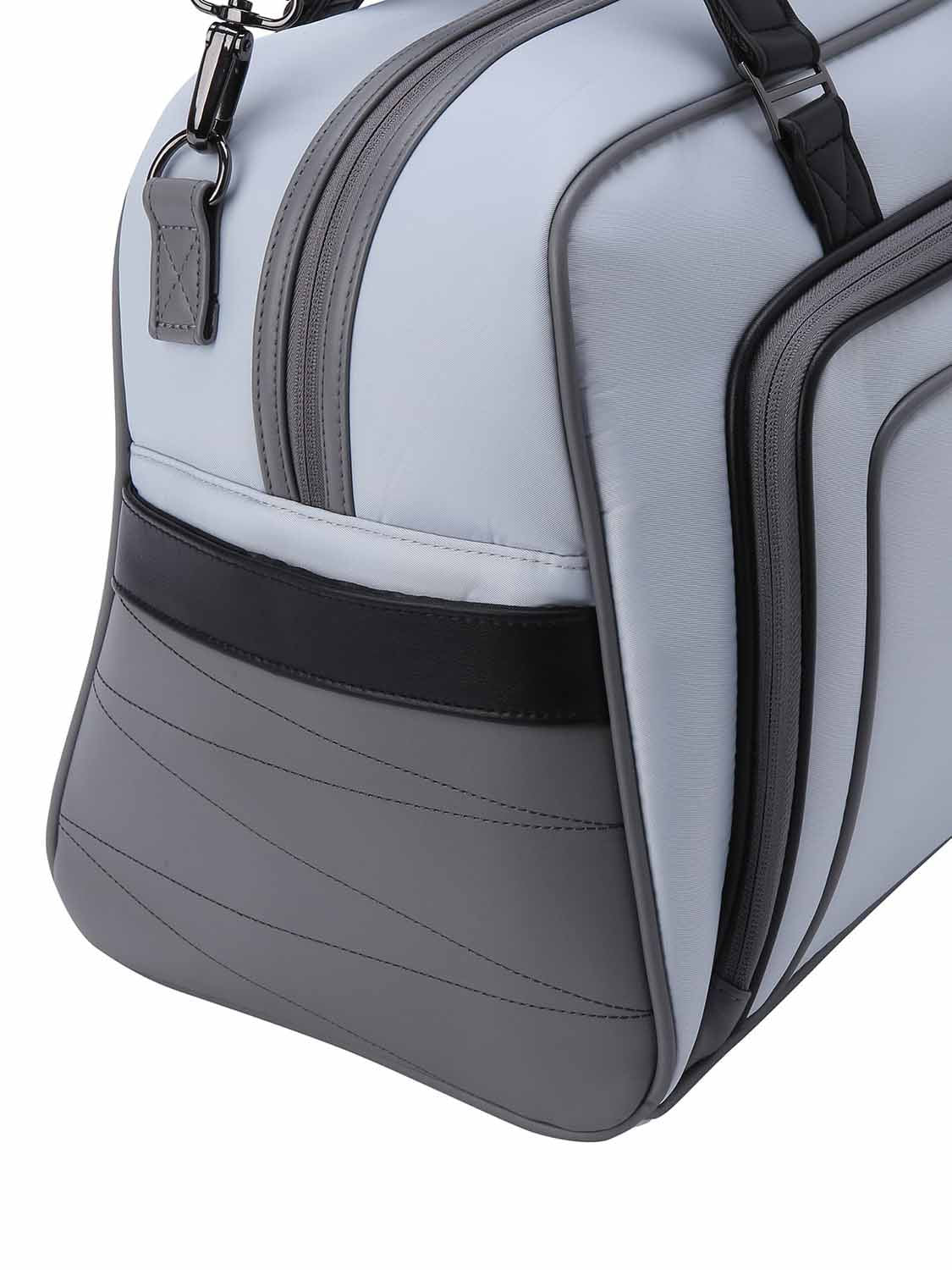 DOUBLE LOGO BOSTON BAG