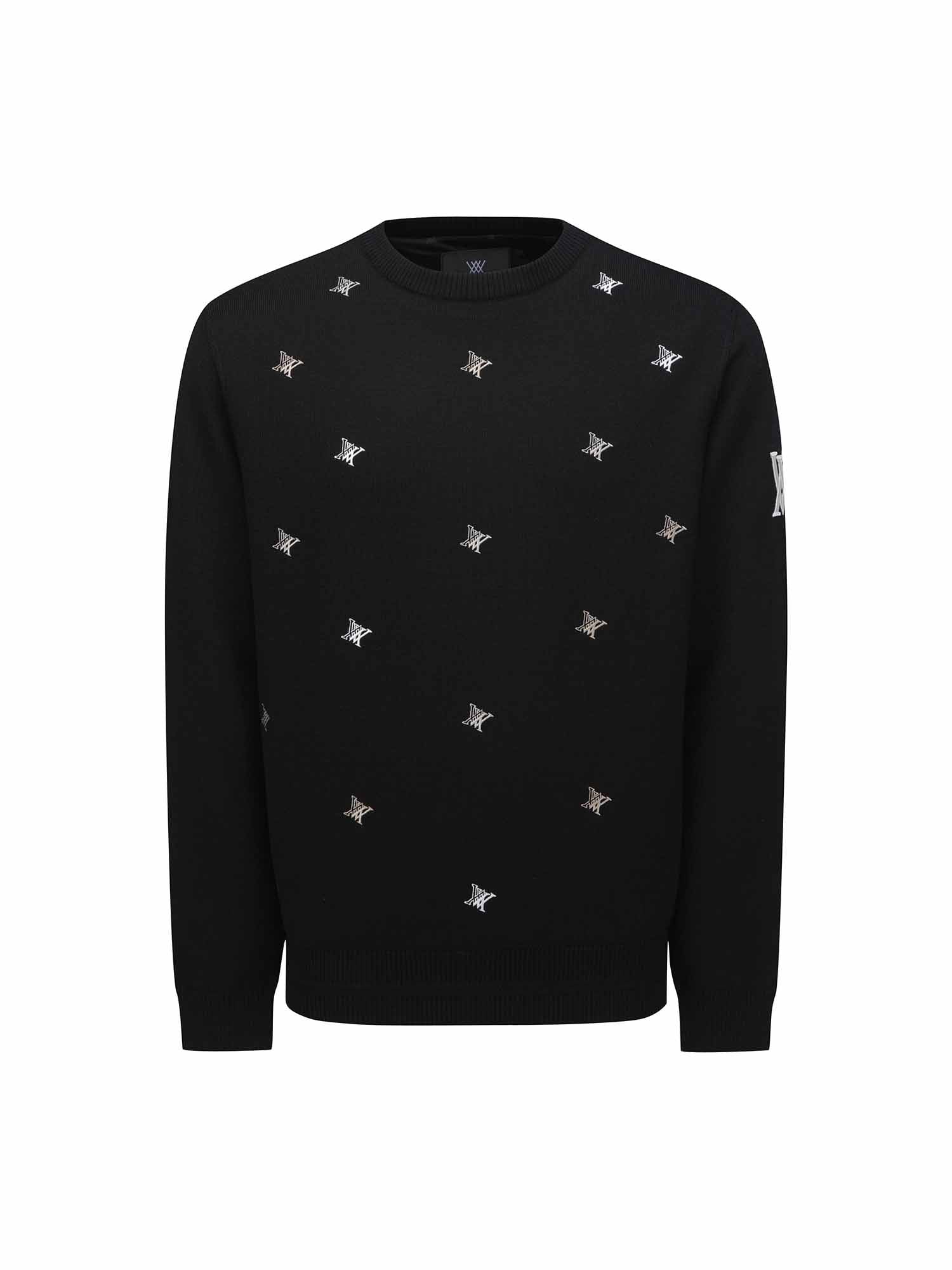 MEN LOGO PATTERN WIND BLOCK PULLOVER