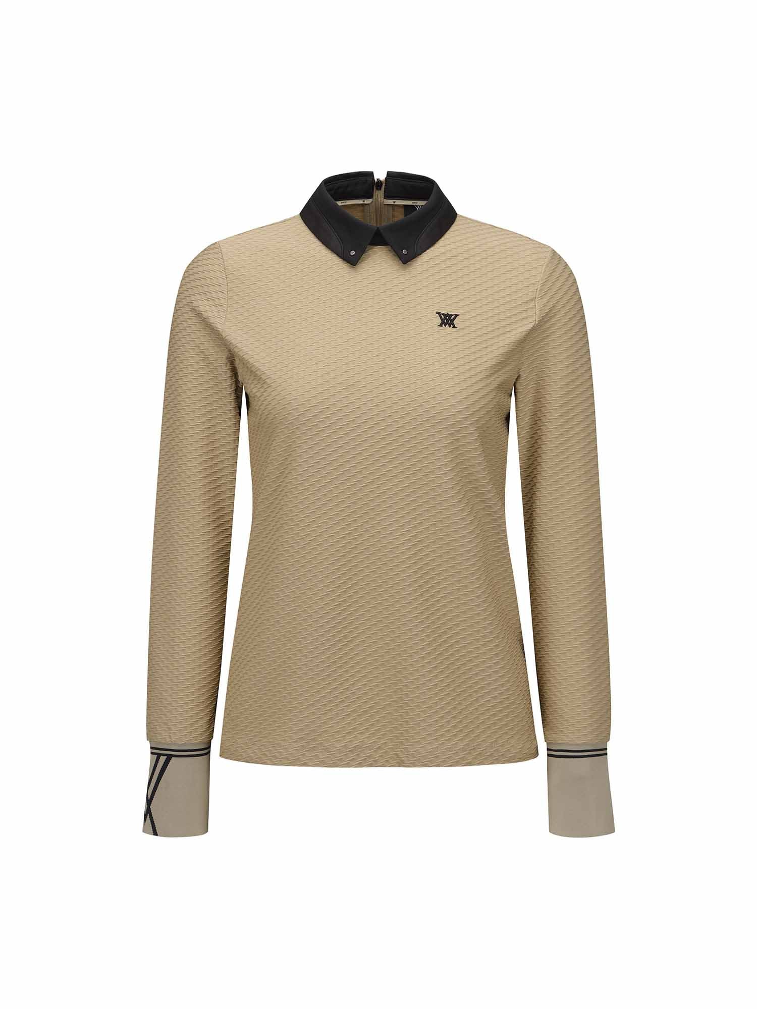 WOMEN FA BACK ZIP LONG T-SHIRT