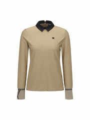 WOMEN FA BACK ZIP LONG T-SHIRT