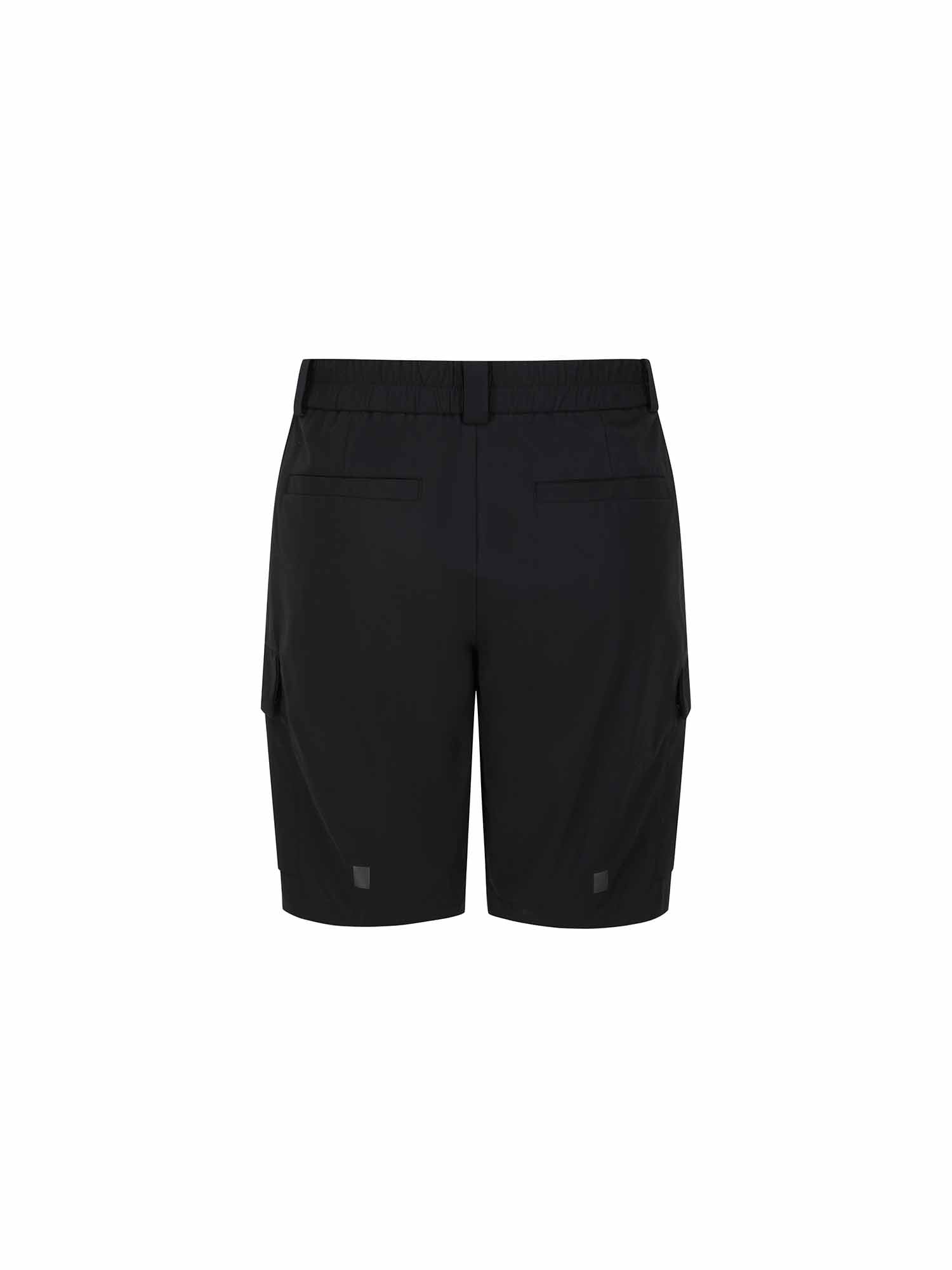 MEN SM BLACK FINISH HALF PANTS