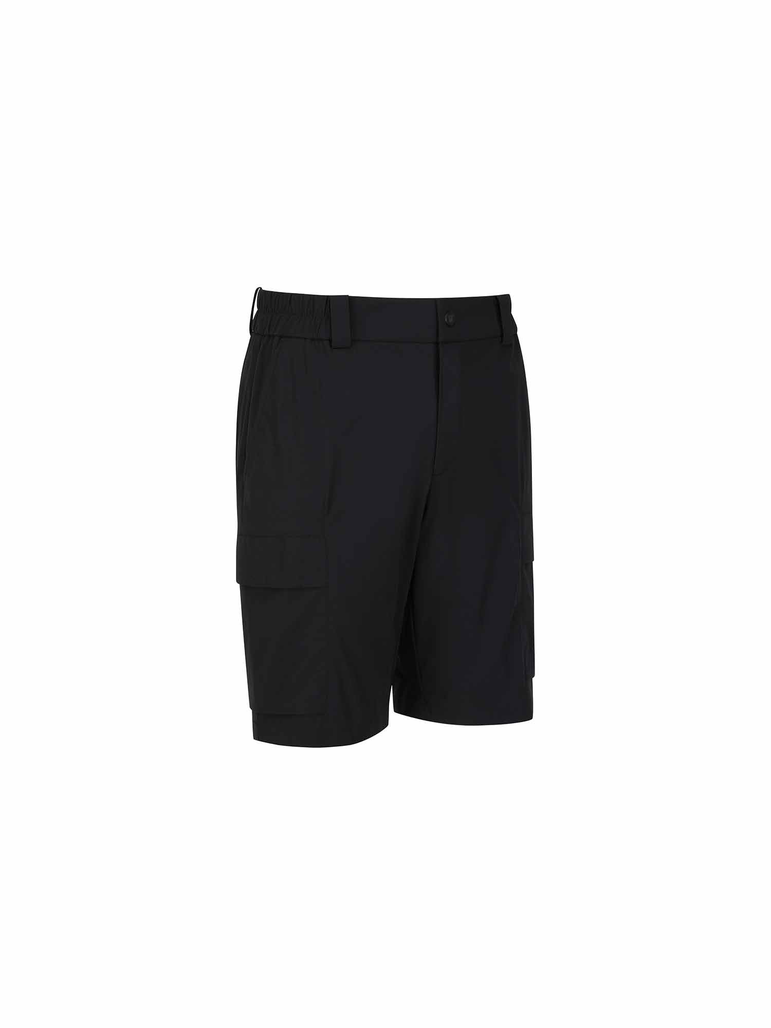 MEN SM BLACK FINISH HALF PANTS