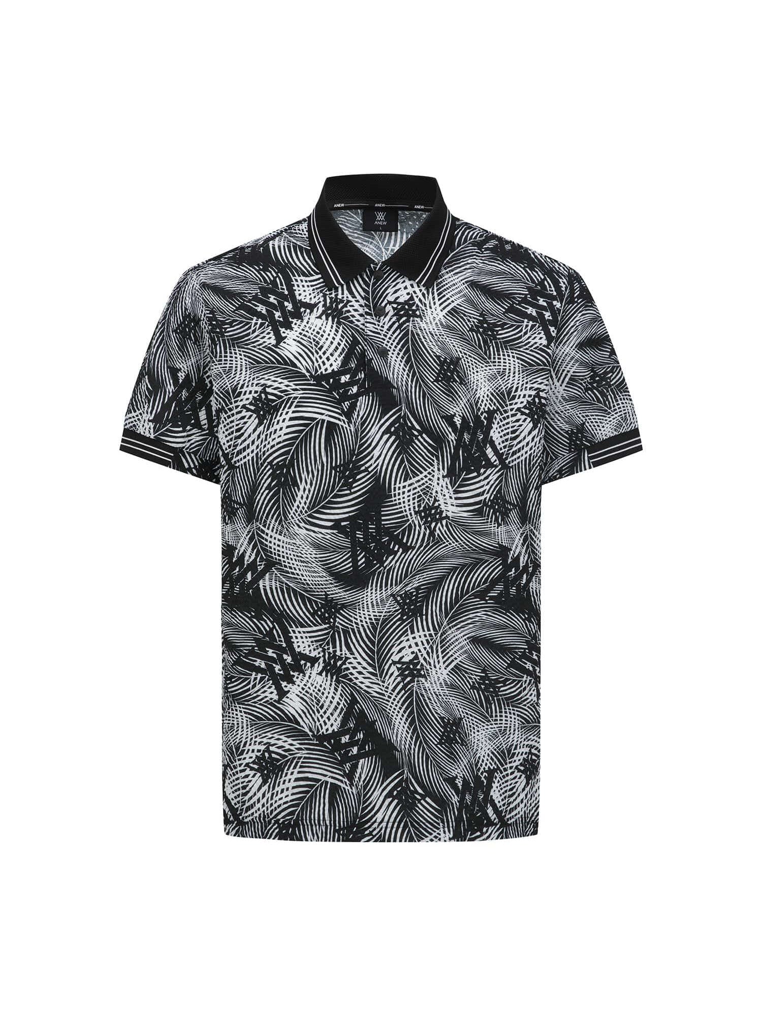 MEN SM TROPICAL PATTERN SHORT T-SHIRT