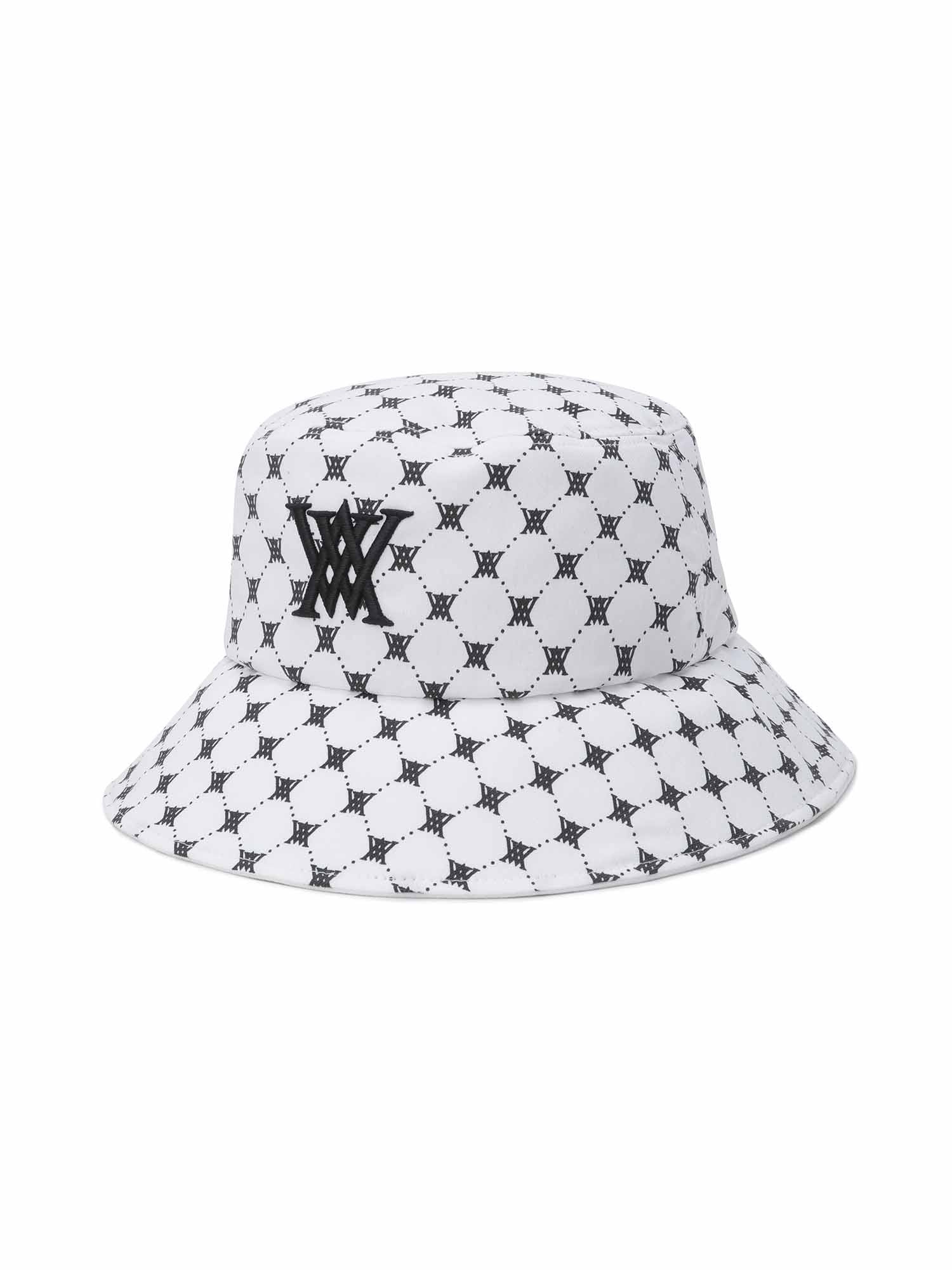 UNISEX MONOGRAM PATTERN BUCKETHAT