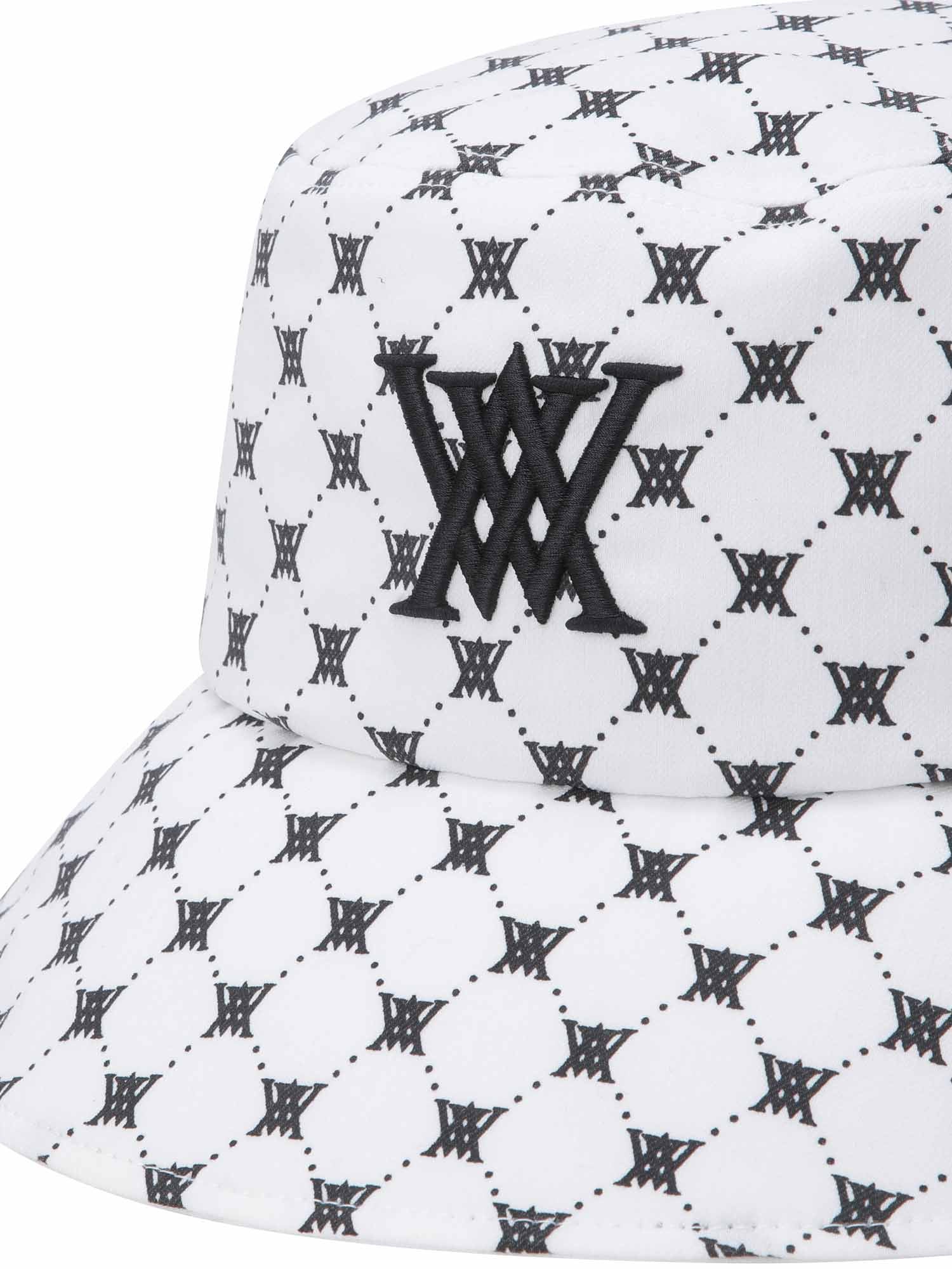 UNISEX MONOGRAM PATTERN BUCKETHAT