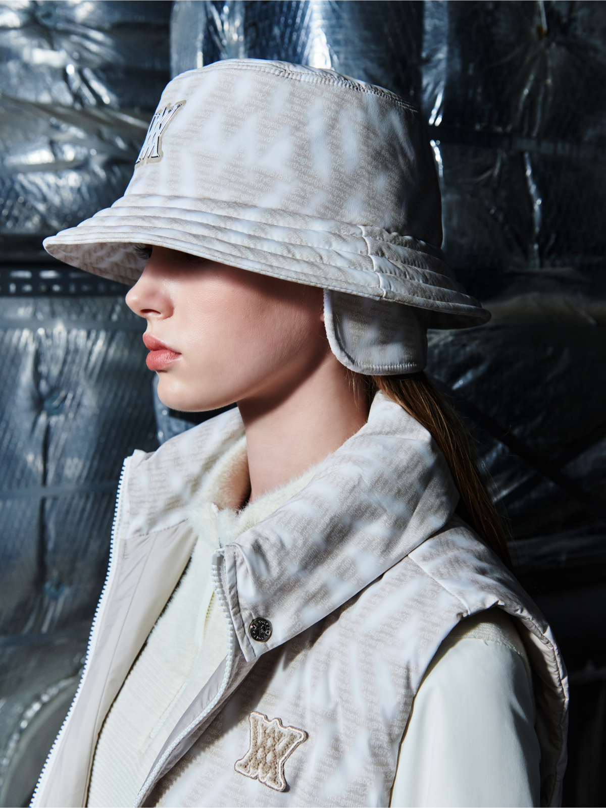 WOMEN LOGO PATTERN HAT