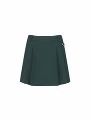 WOMEN SEASONAL PLEATS HALF PANTS