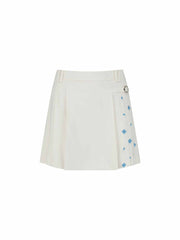 WOMEN SEASONAL PLEATS HALF PANTS