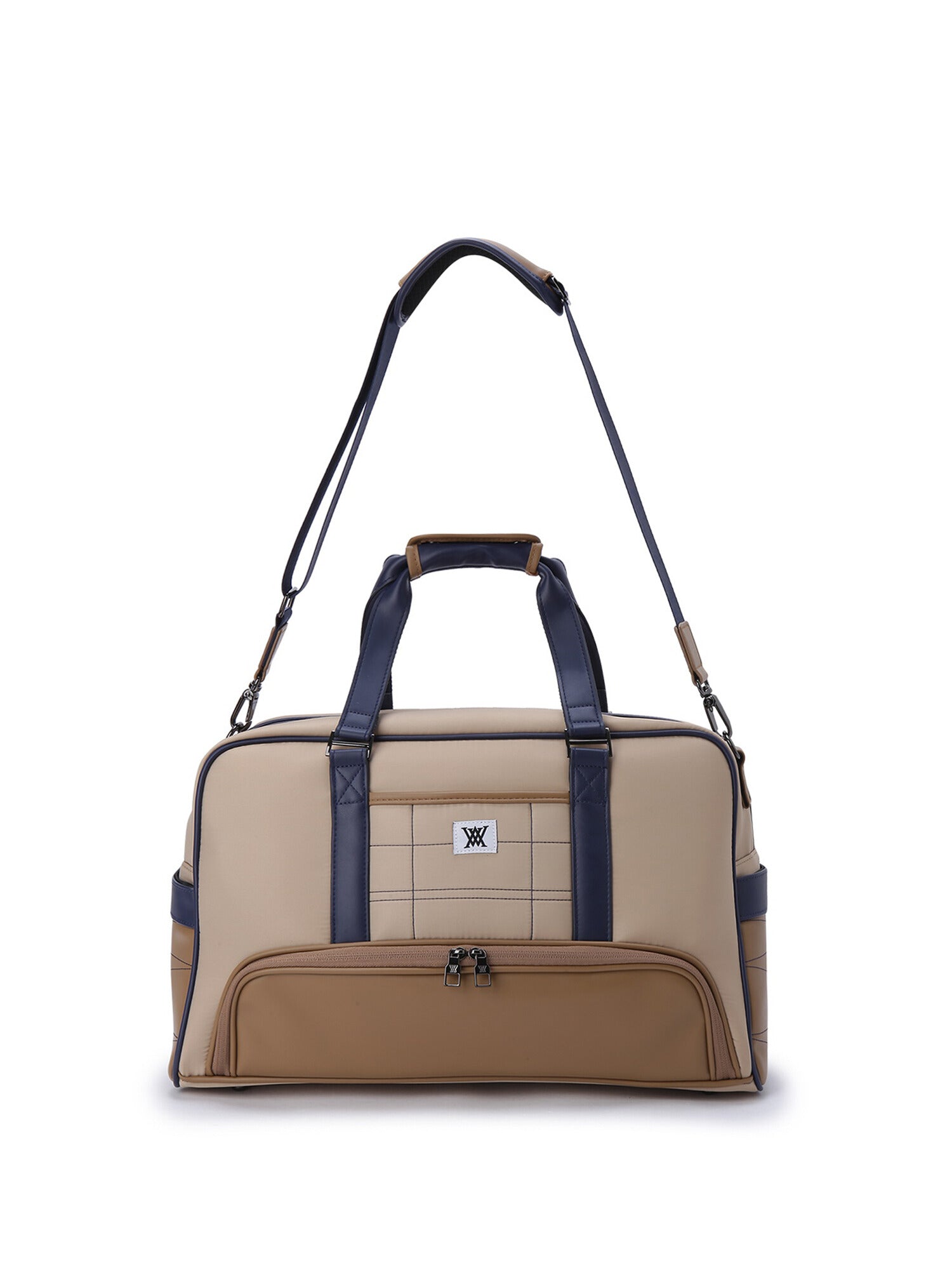 DOUBLE LOGO BOSTON BAG