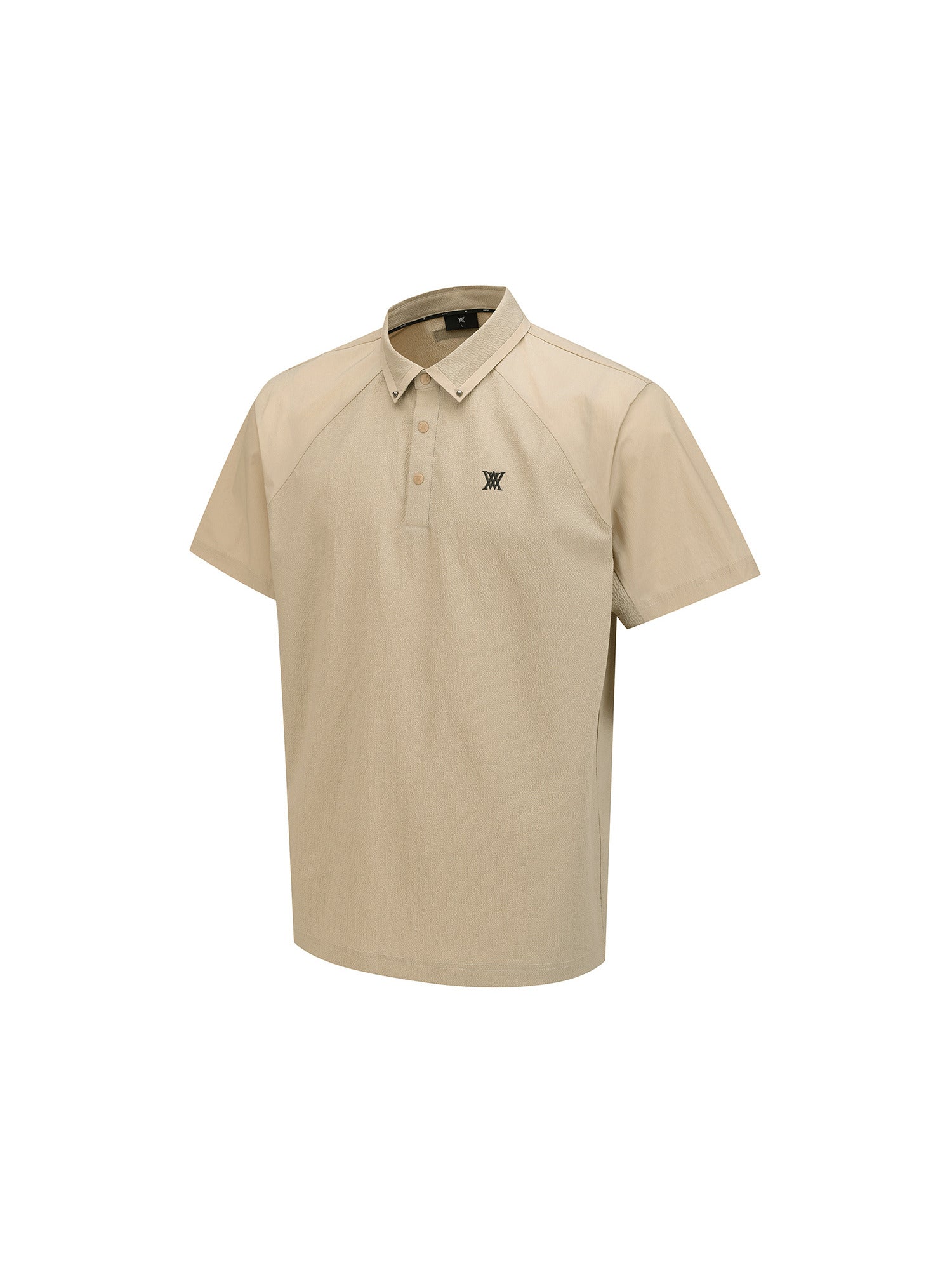 ANEWポロシャツ MEN BACK LOGO POINT T-SHIRT