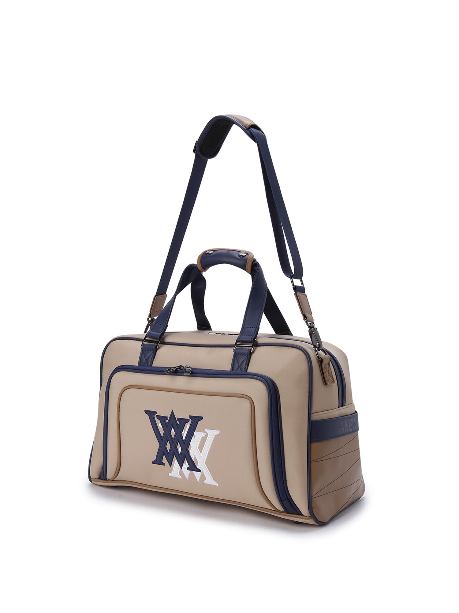 DOUBLE LOGO BOSTON BAG