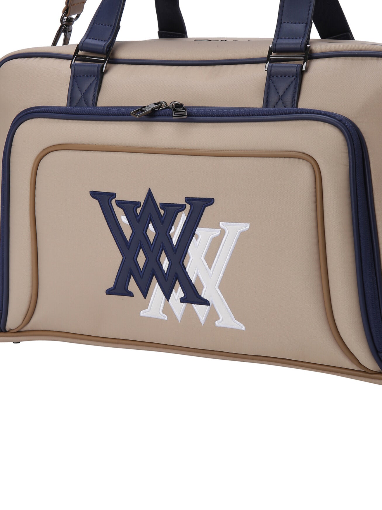 DOUBLE LOGO BOSTON BAG