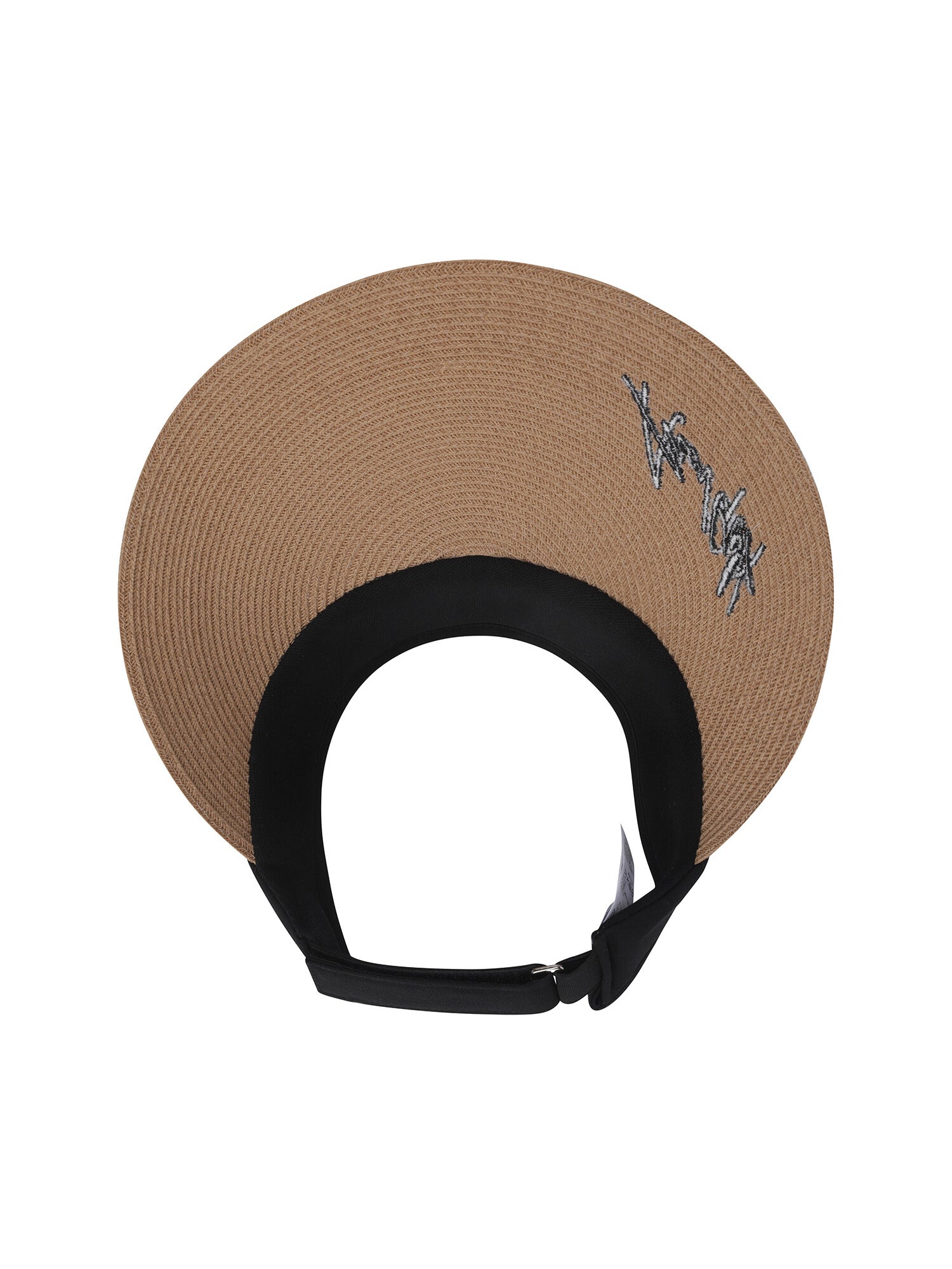 WOMEN RAFFIA HIGH CROWN VISOR