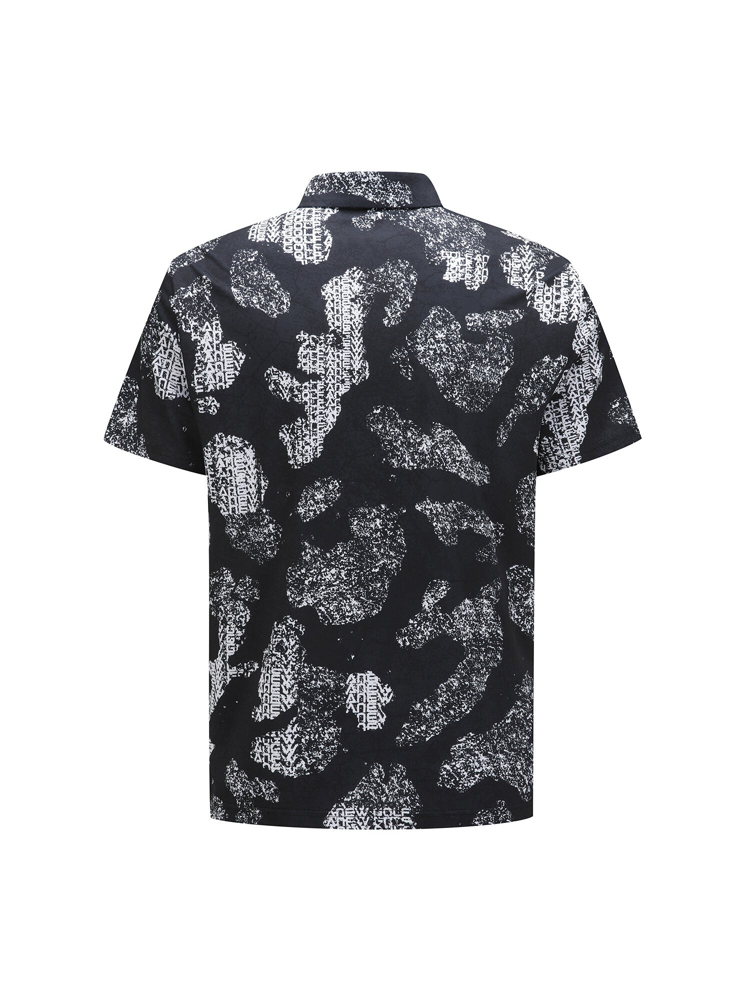 MEN SM WAVE PATTERN SHORT T-SHIRT
