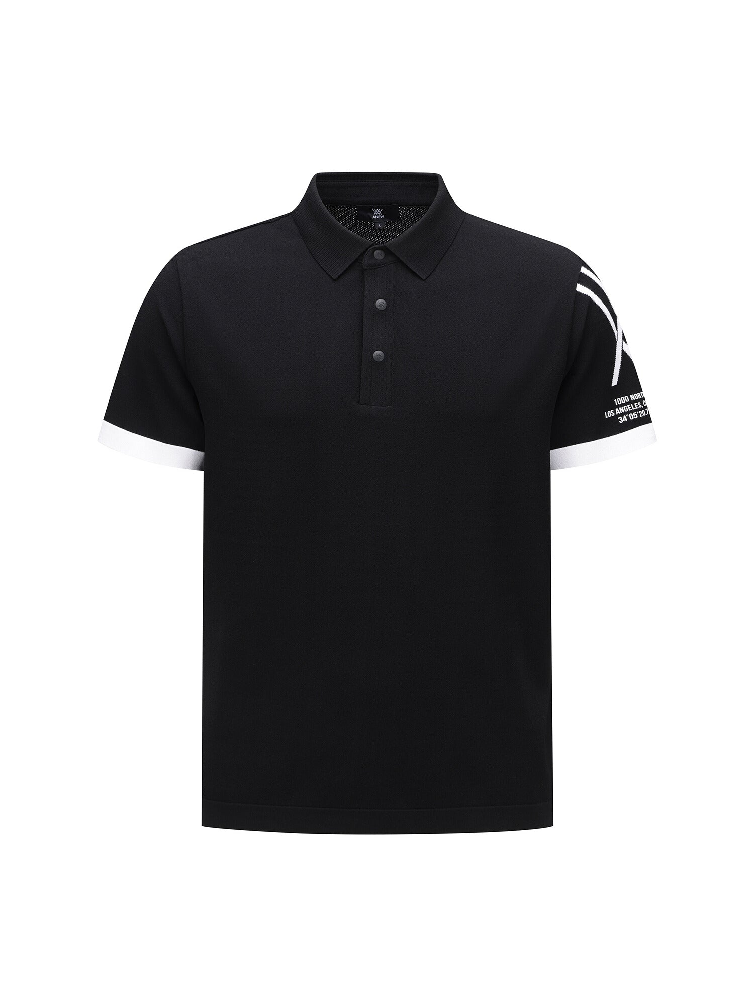 MEN SM LOGO POINT SHORT SLEEVE SWEATER