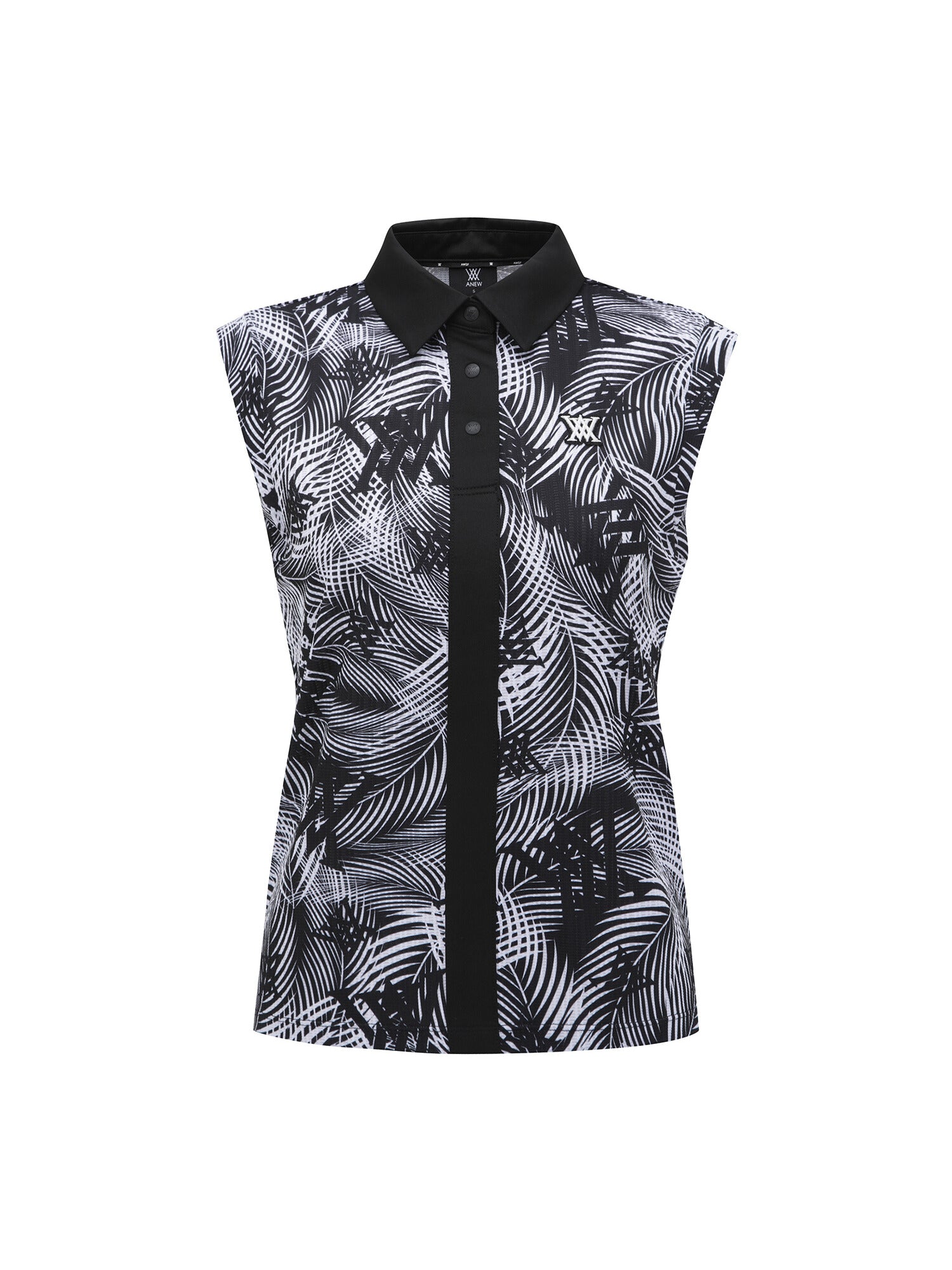 WOMEN SM COLLARED SLEEVELESS