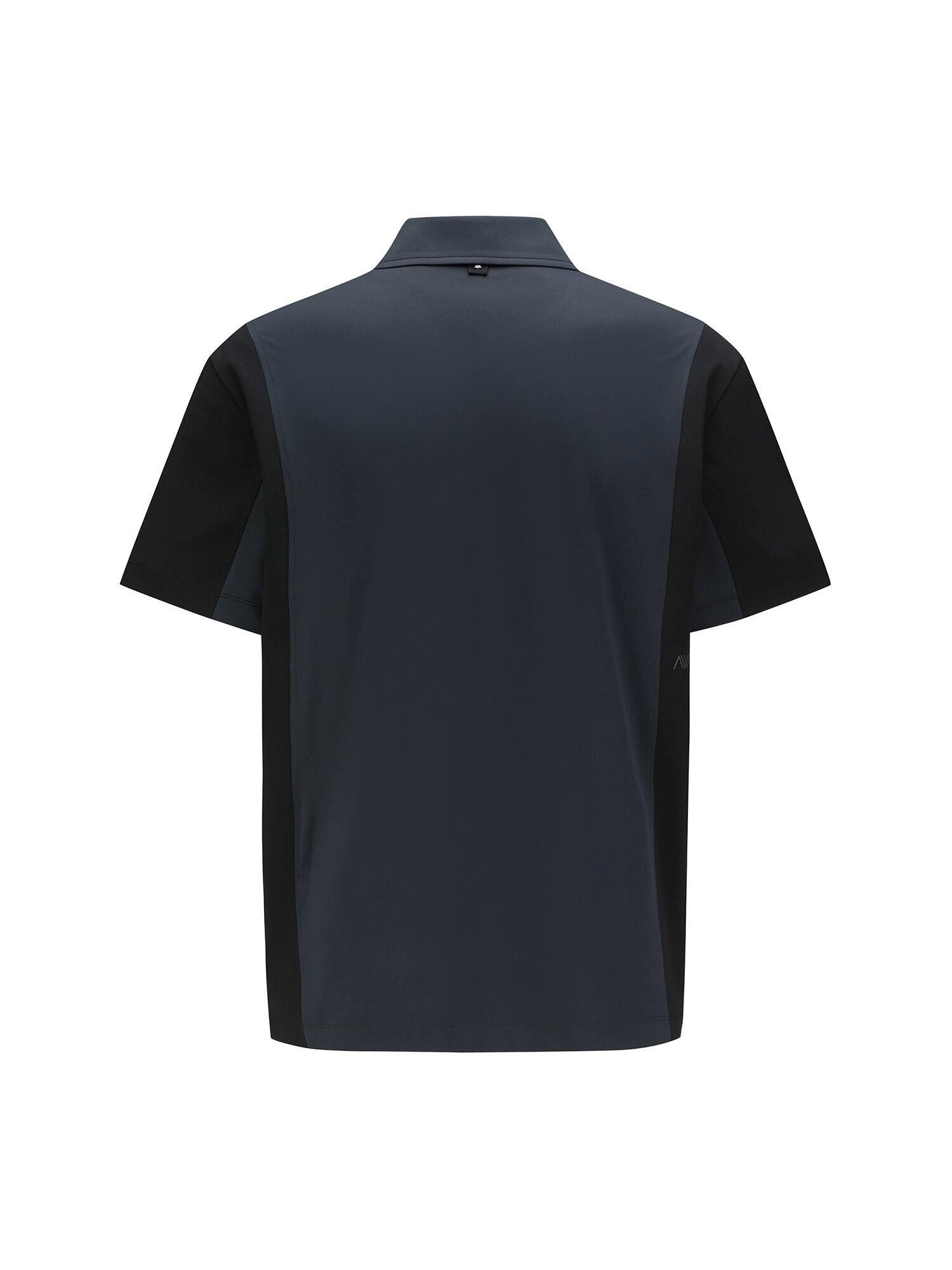 MEN SIDE FABRIC BLOCK SHORT T-SHIRT