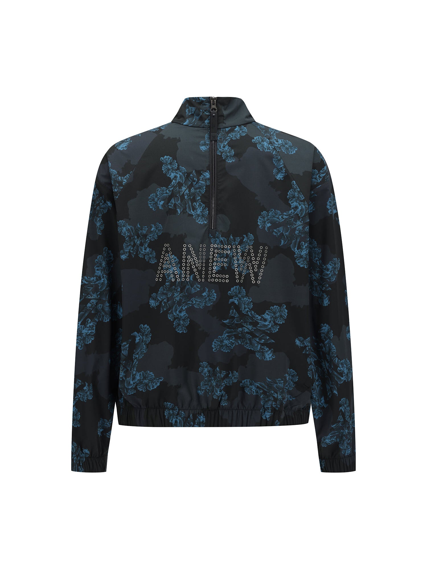 WOMEN FA FLOWER PATTERN ANORAK JACKET