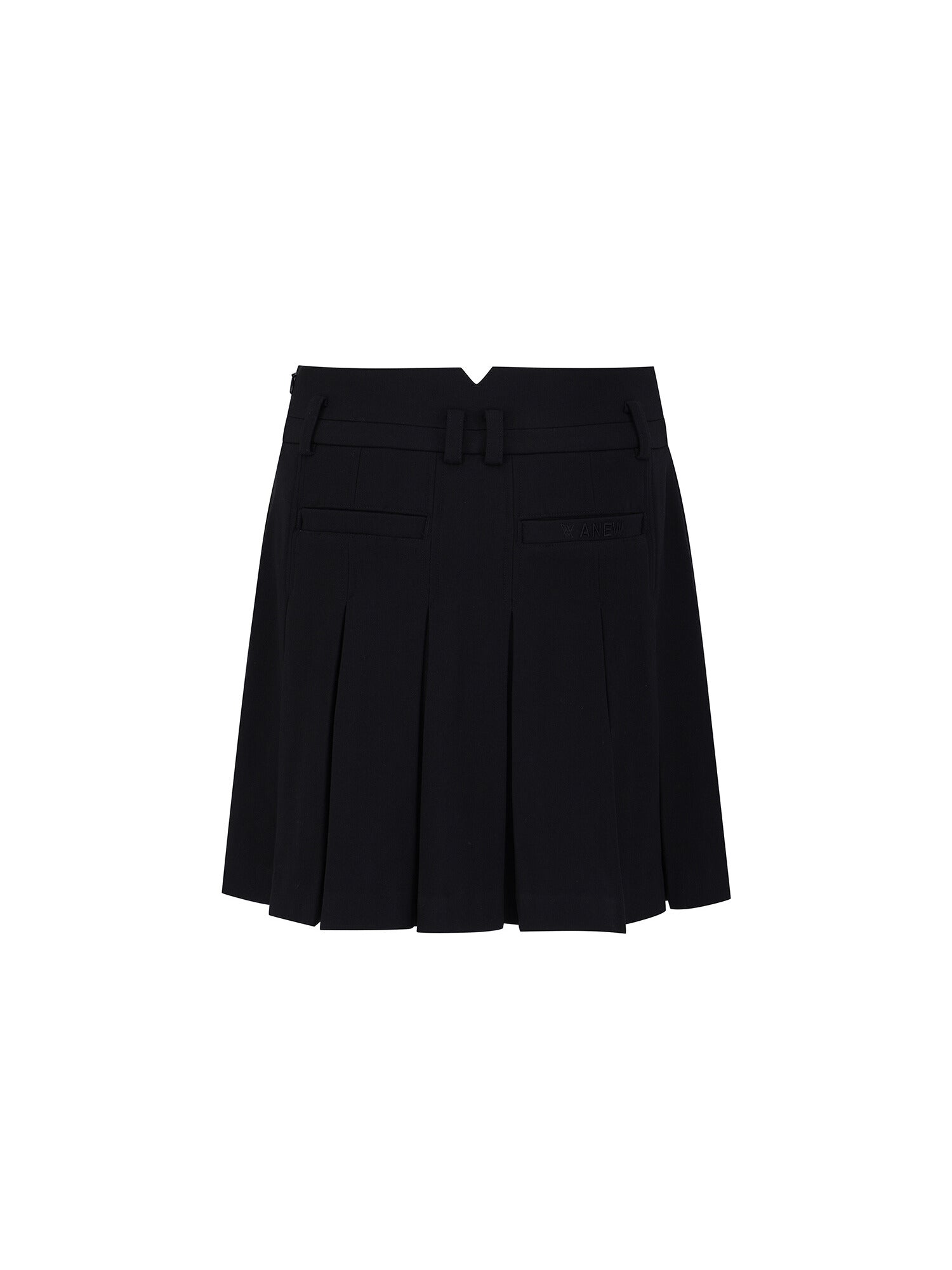 WOMEN WI BRUSHED FLEECE PLEATED SKIRT