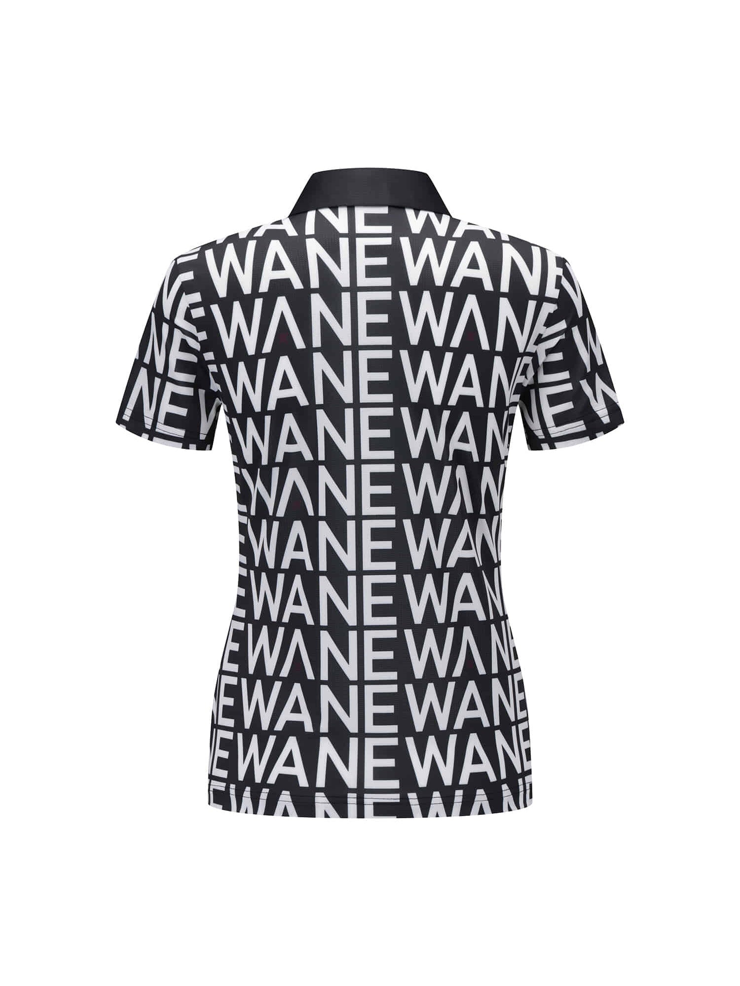 WOMEN SM LOGO PATTERN SHORT T-SHIRT