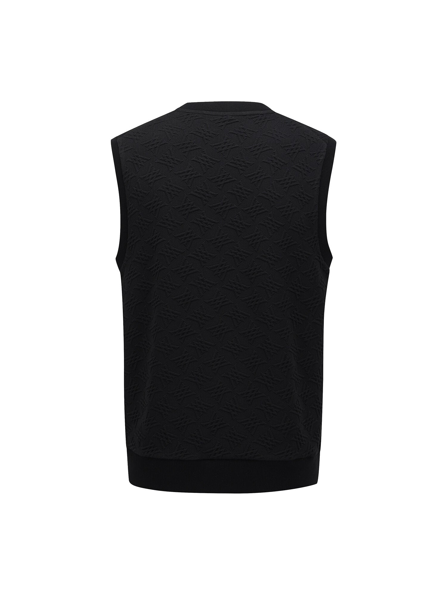 MEN FA LOGO PATTERN JERSEY VEST