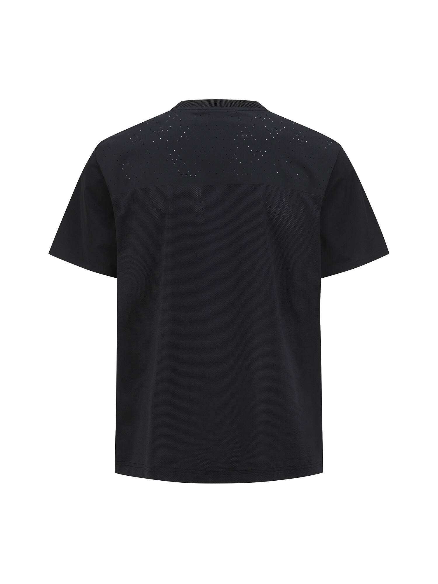 MEN SM BLACK FINISH ROUND SHORT T-SHIRT