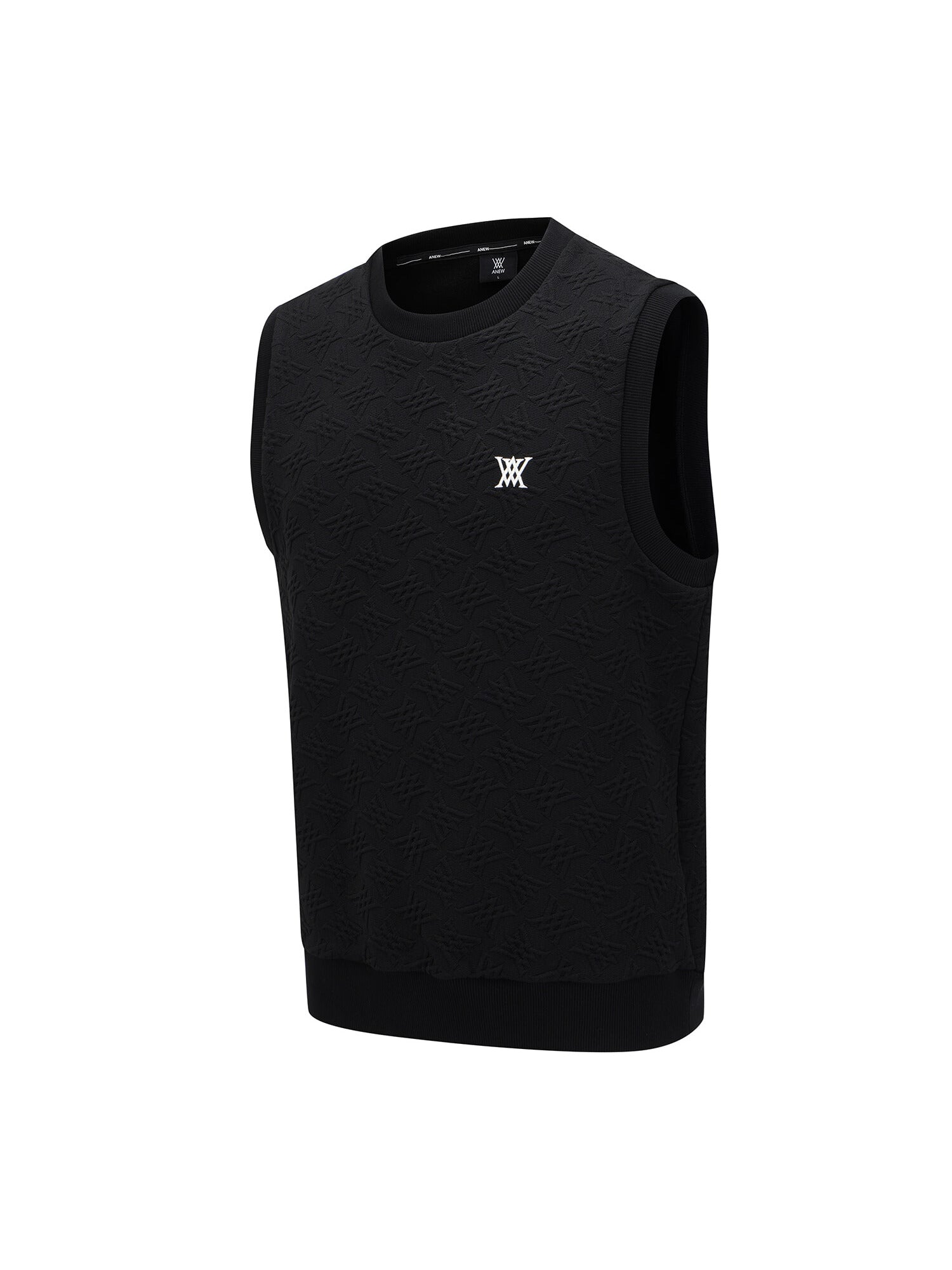 MEN FA LOGO PATTERN JERSEY VEST