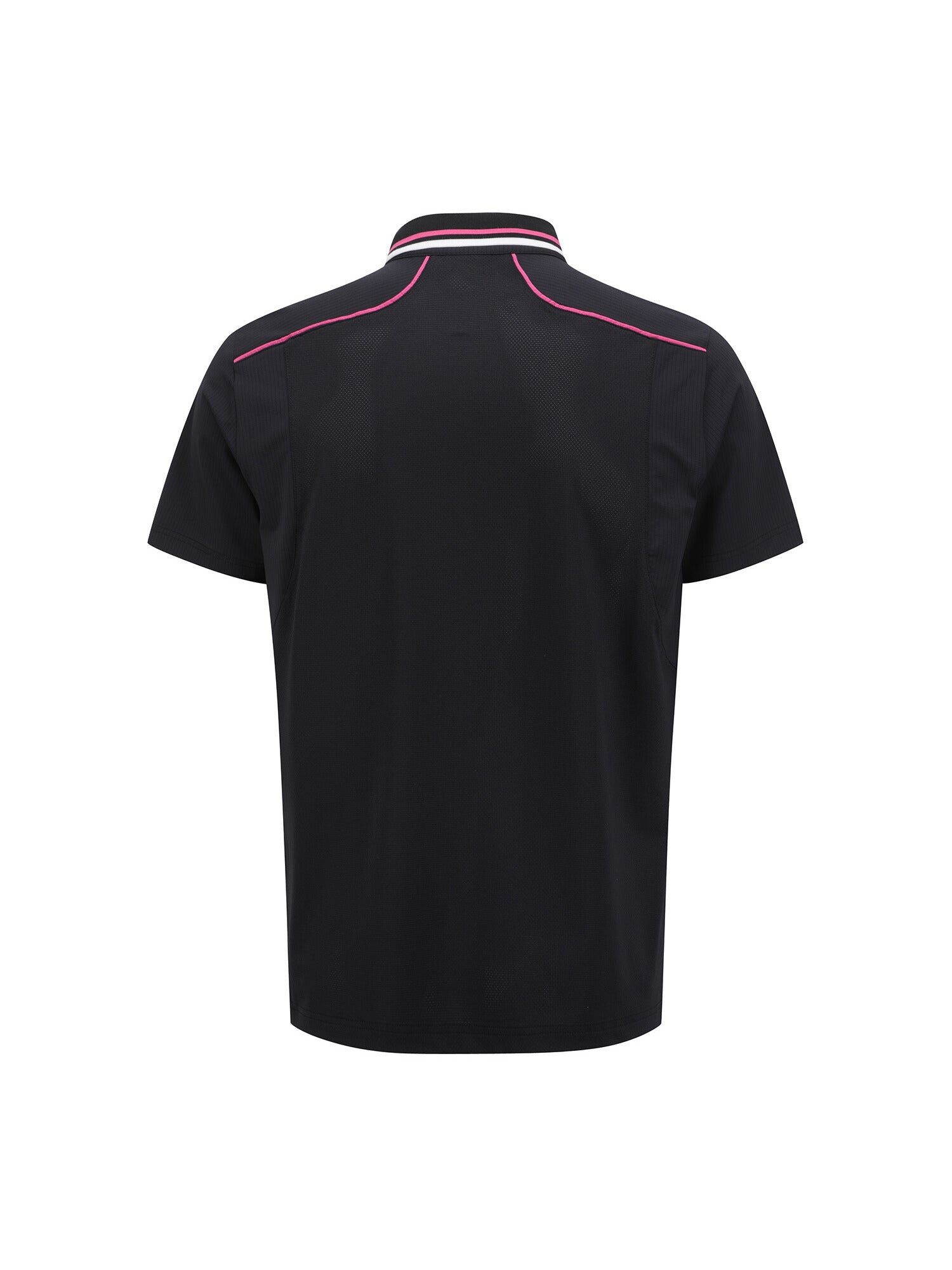 MEN SM KNIT COLLAR SHORT T-SHIRT
