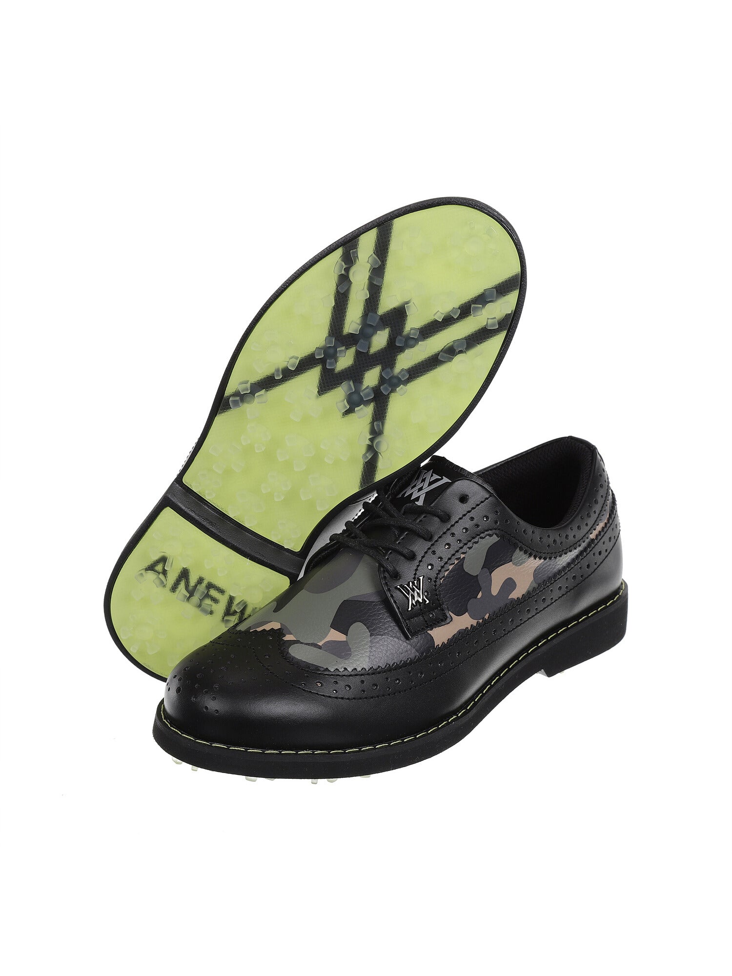 WOMEN Camo Wing Tip Brogue Shoes