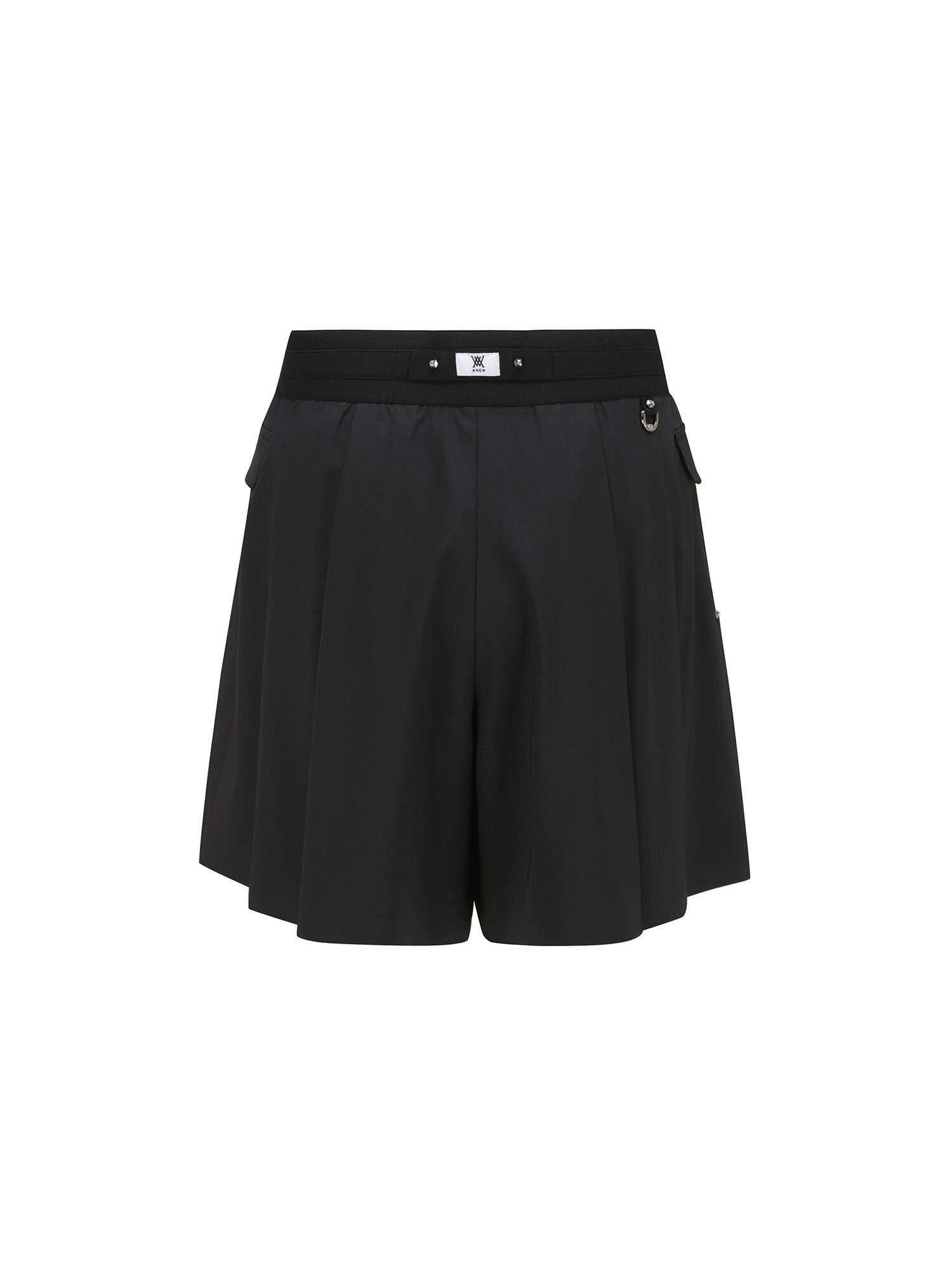 WOMEN SM PLEATED HALF PANTS