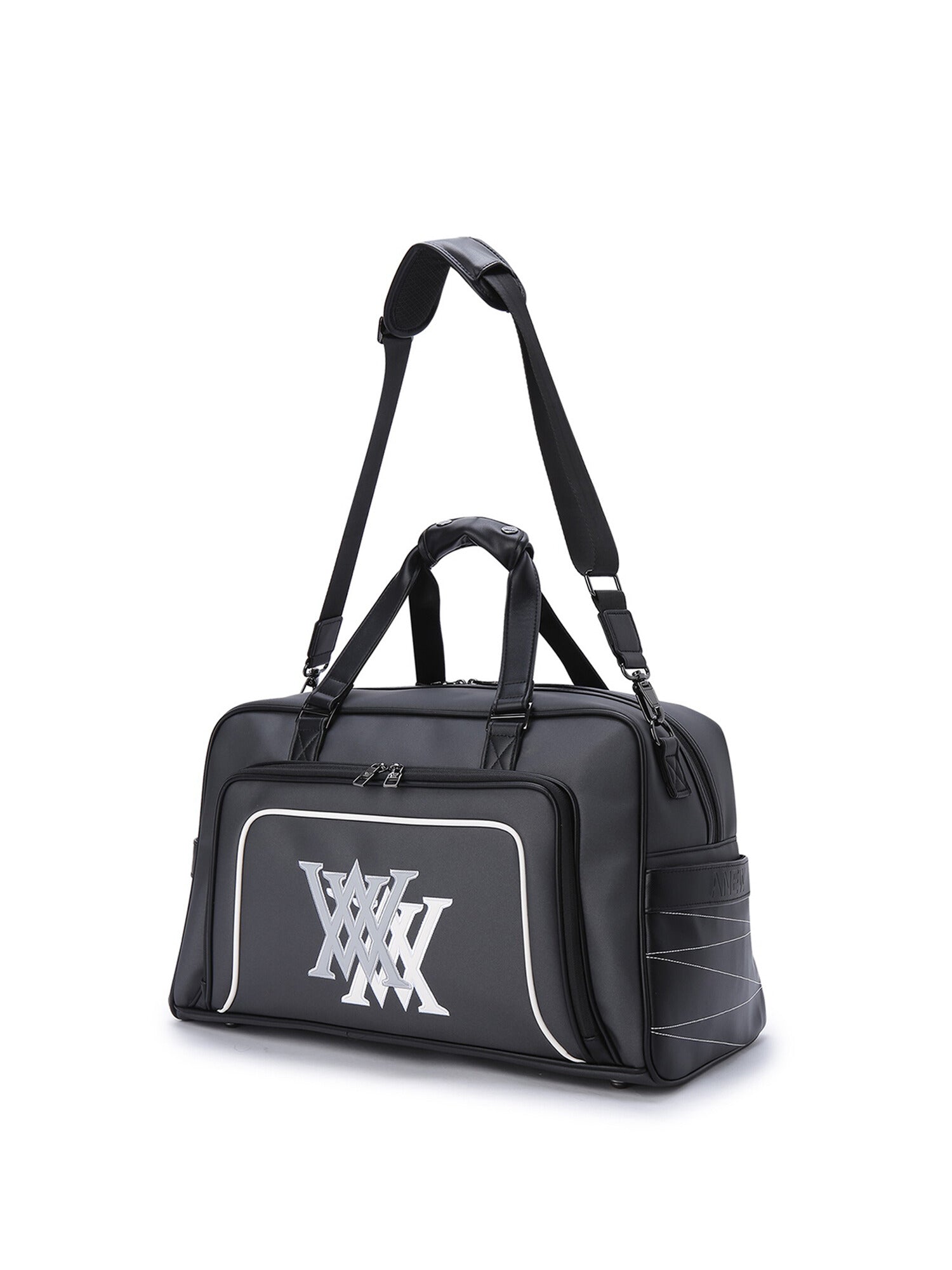 DOUBLE LOGO BOSTON BAG