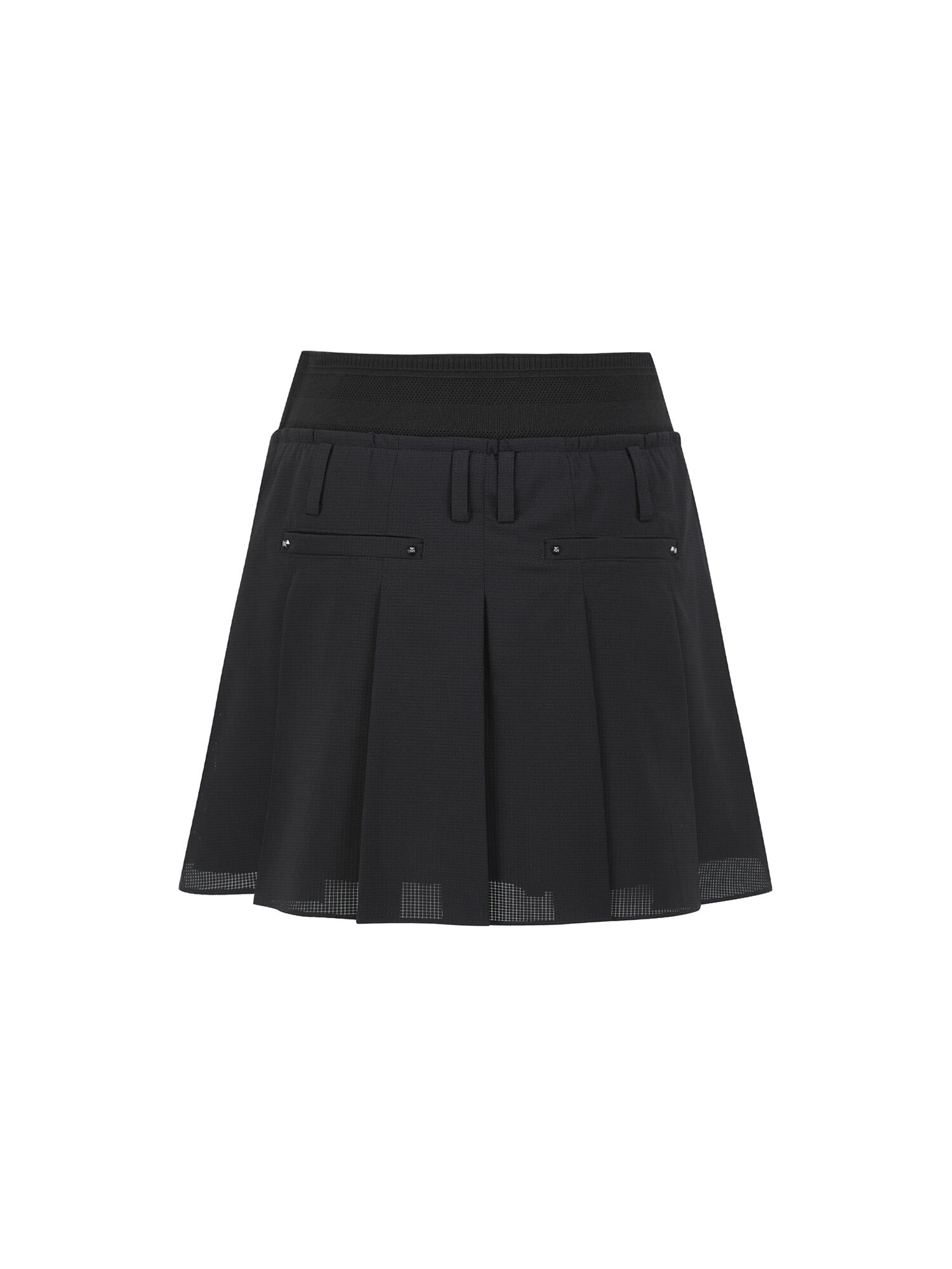 WOMEN SM BAND PLEATED SKIRT