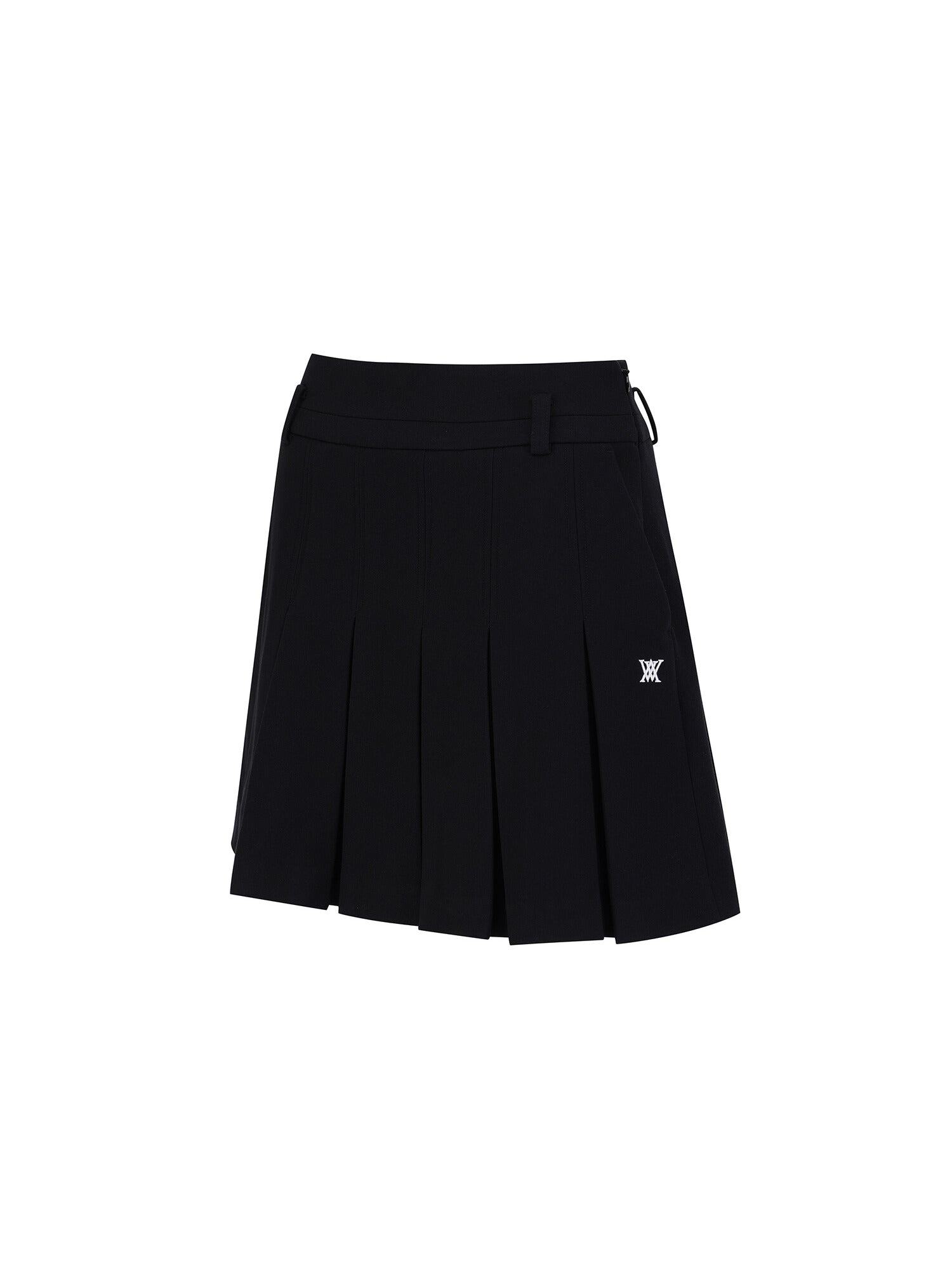 WOMEN WI BRUSHED FLEECE PLEATED SKIRT