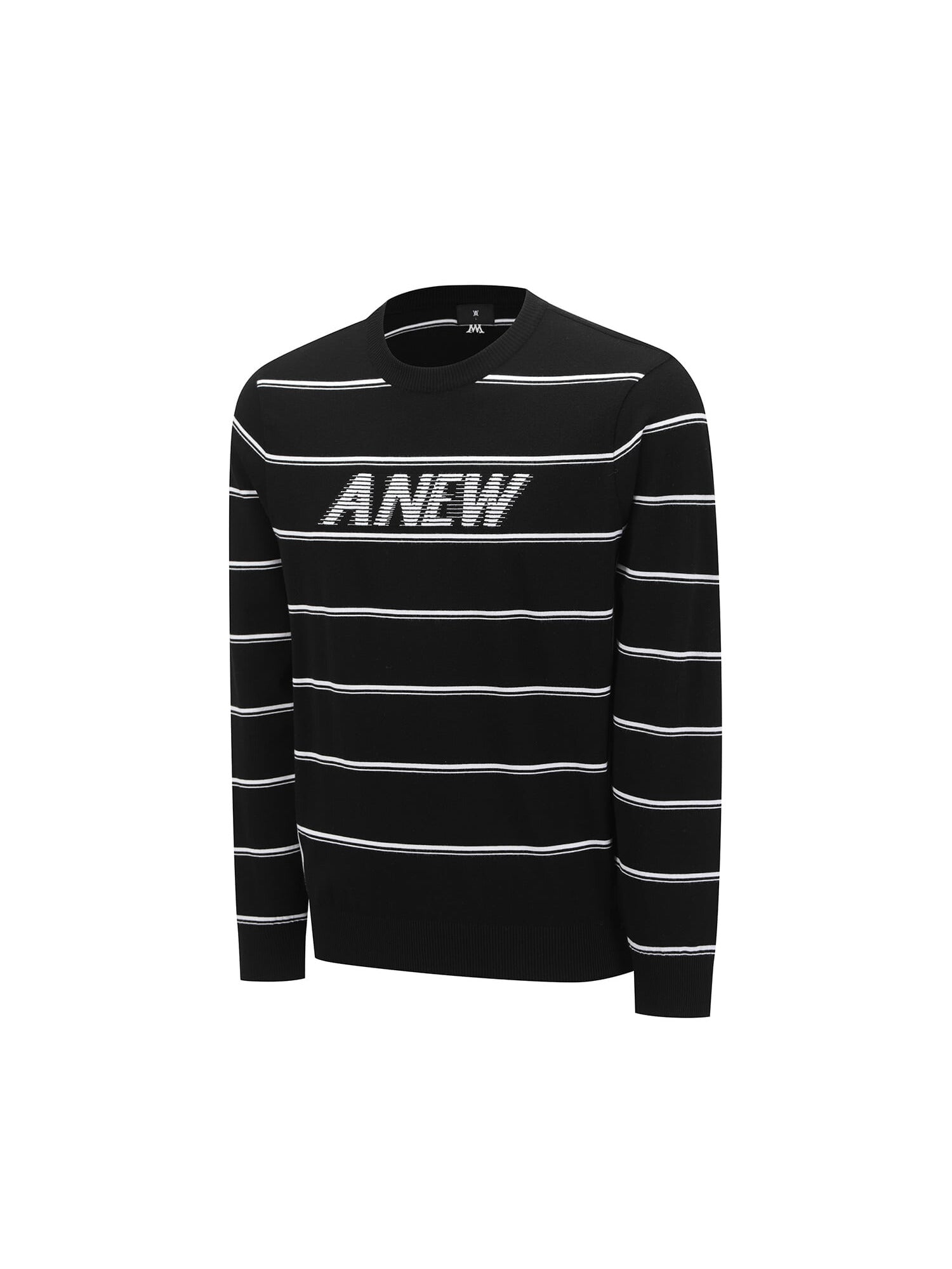 MEN STRIPE ROUND SWEATER