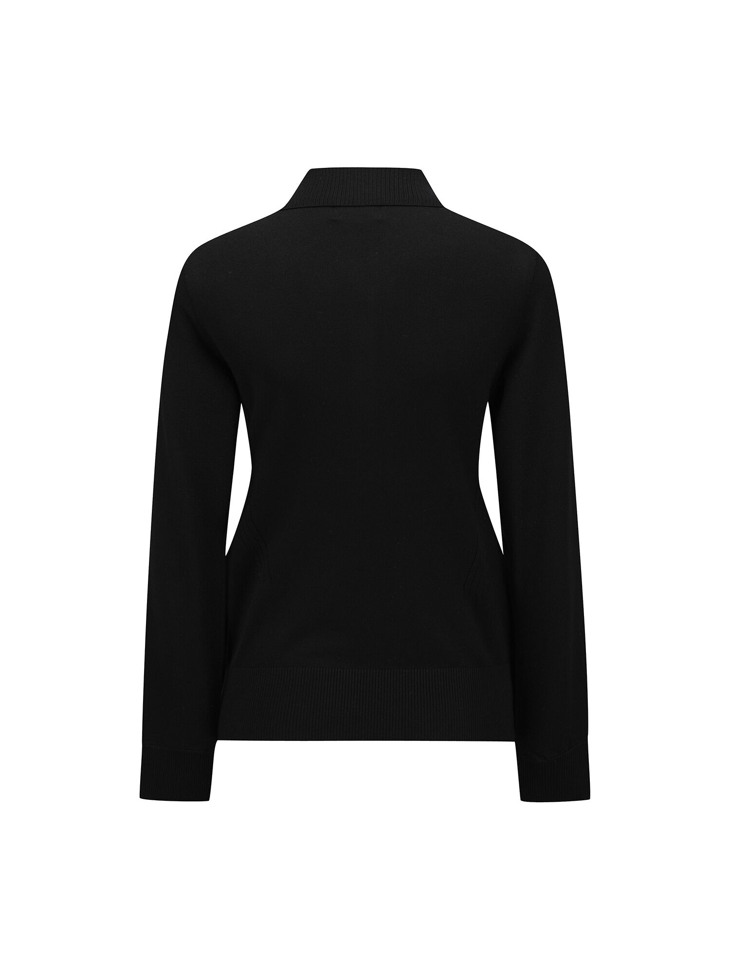 WOMEN SP COLLAR POINT SWEATER