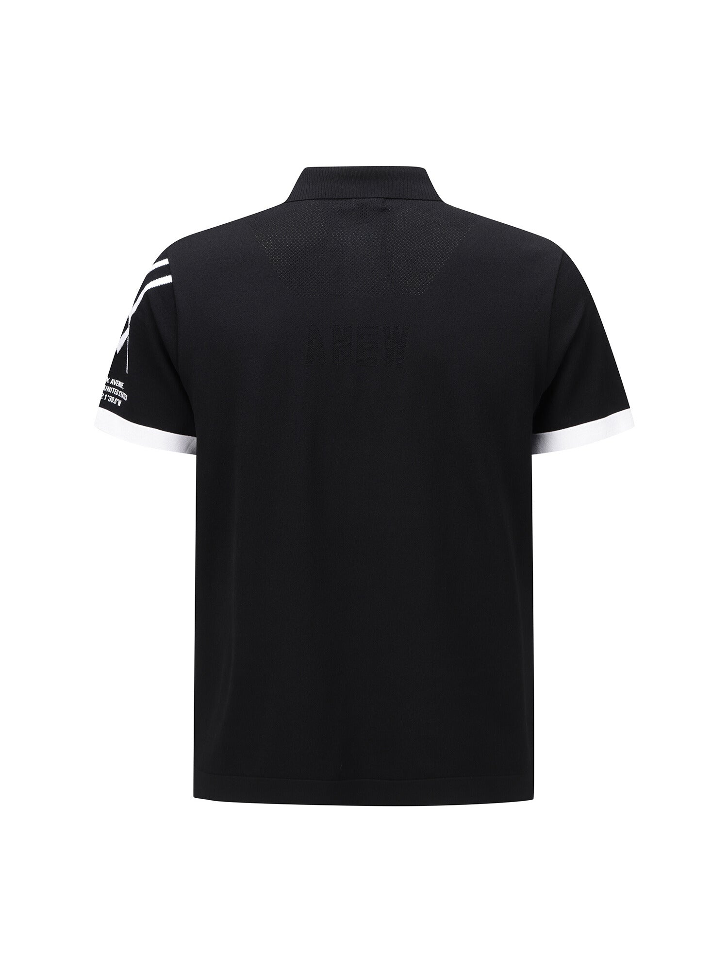 MEN SM LOGO POINT SHORT SLEEVE SWEATER