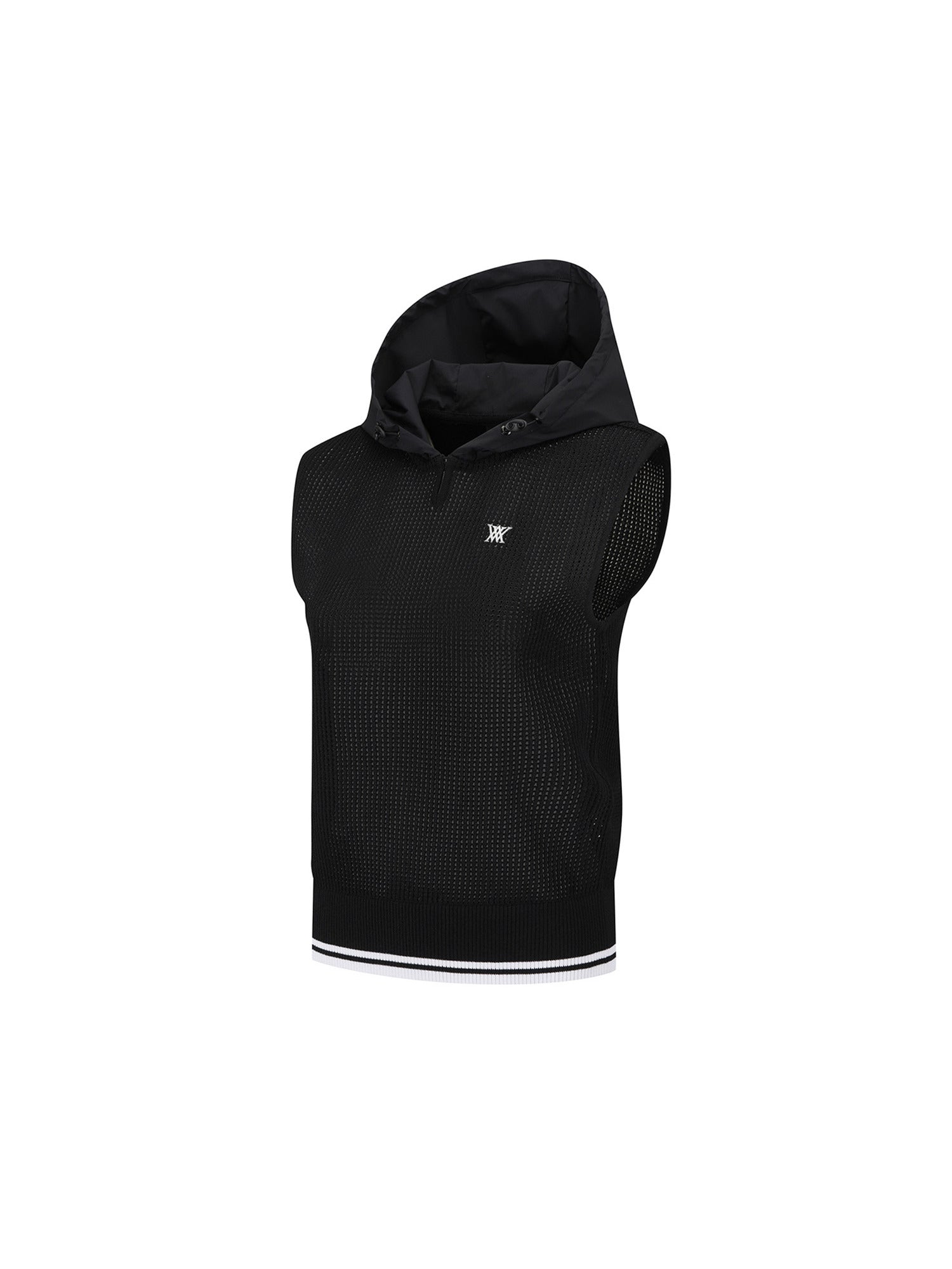 WOMEN HOODED KNIT VEST