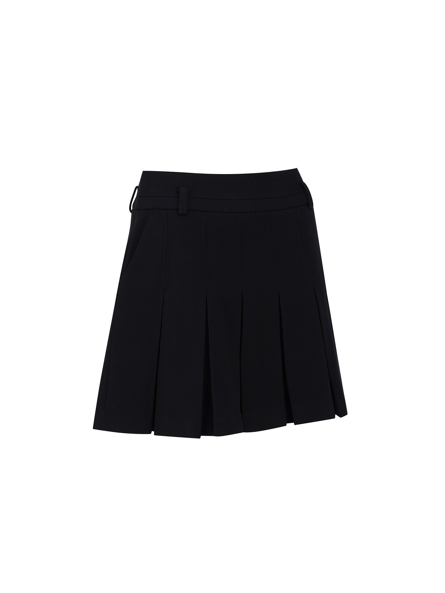 WOMEN WI BRUSHED FLEECE PLEATED SKIRT