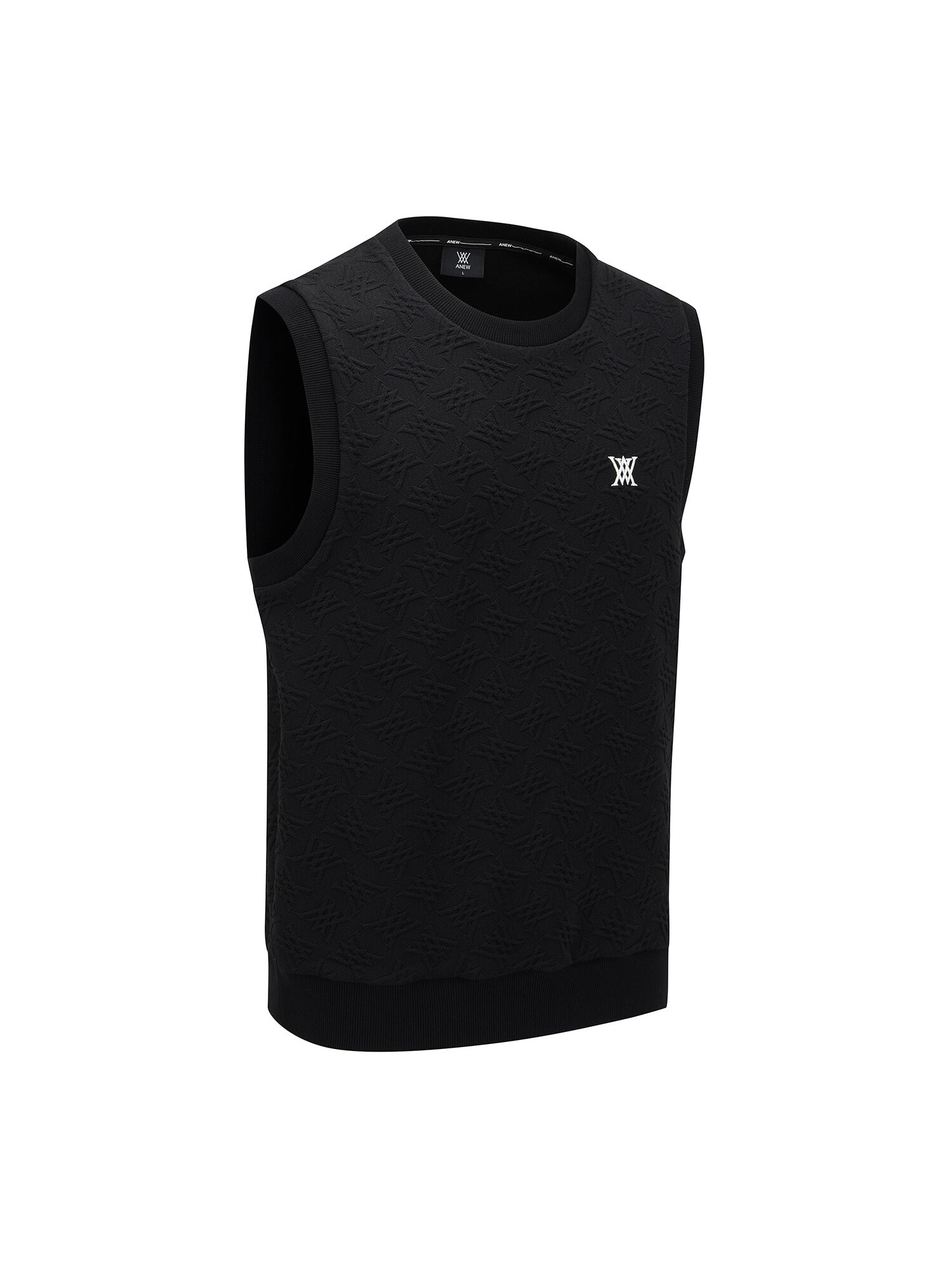 MEN FA LOGO PATTERN JERSEY VEST