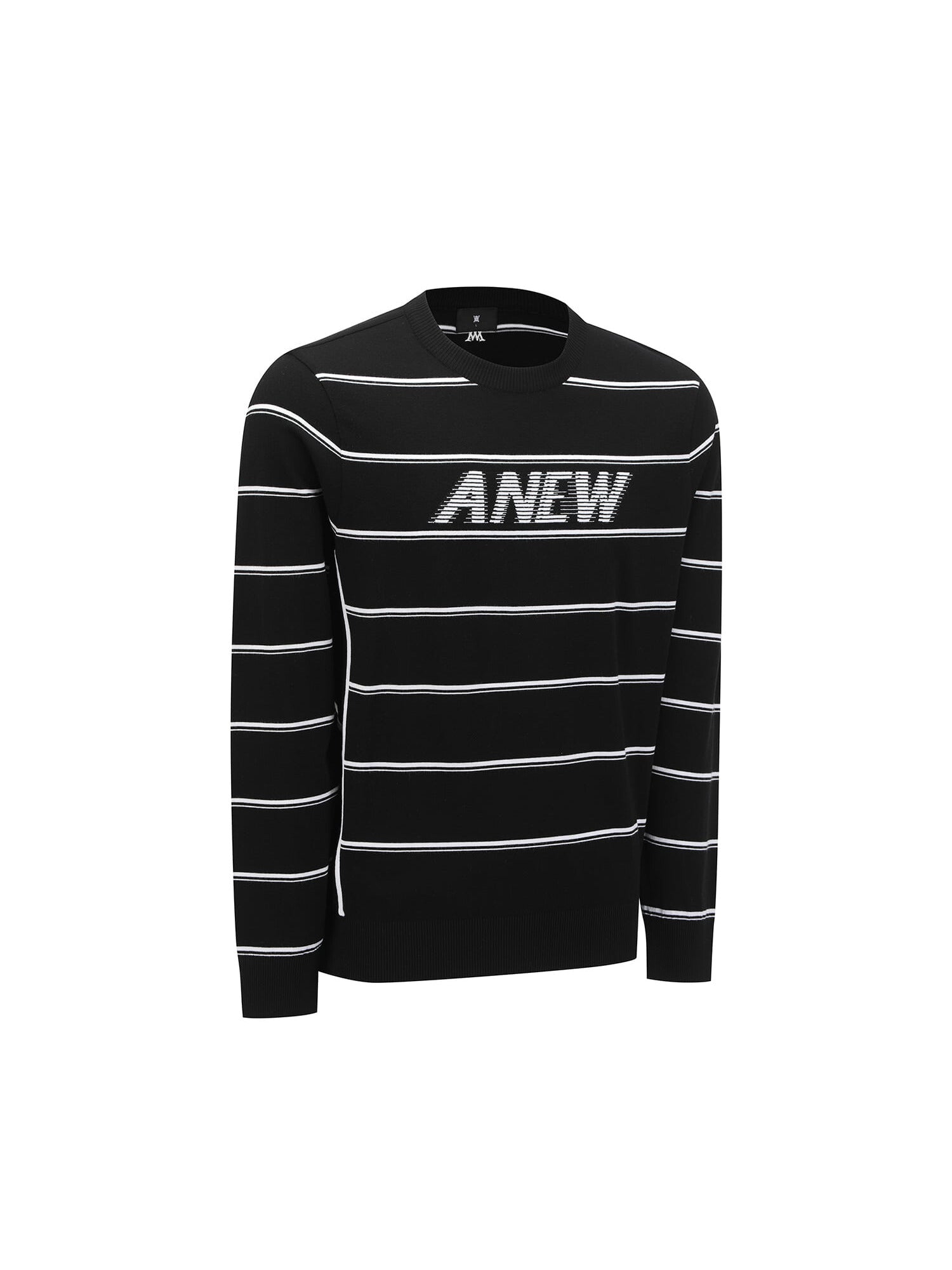 MEN STRIPE ROUND SWEATER