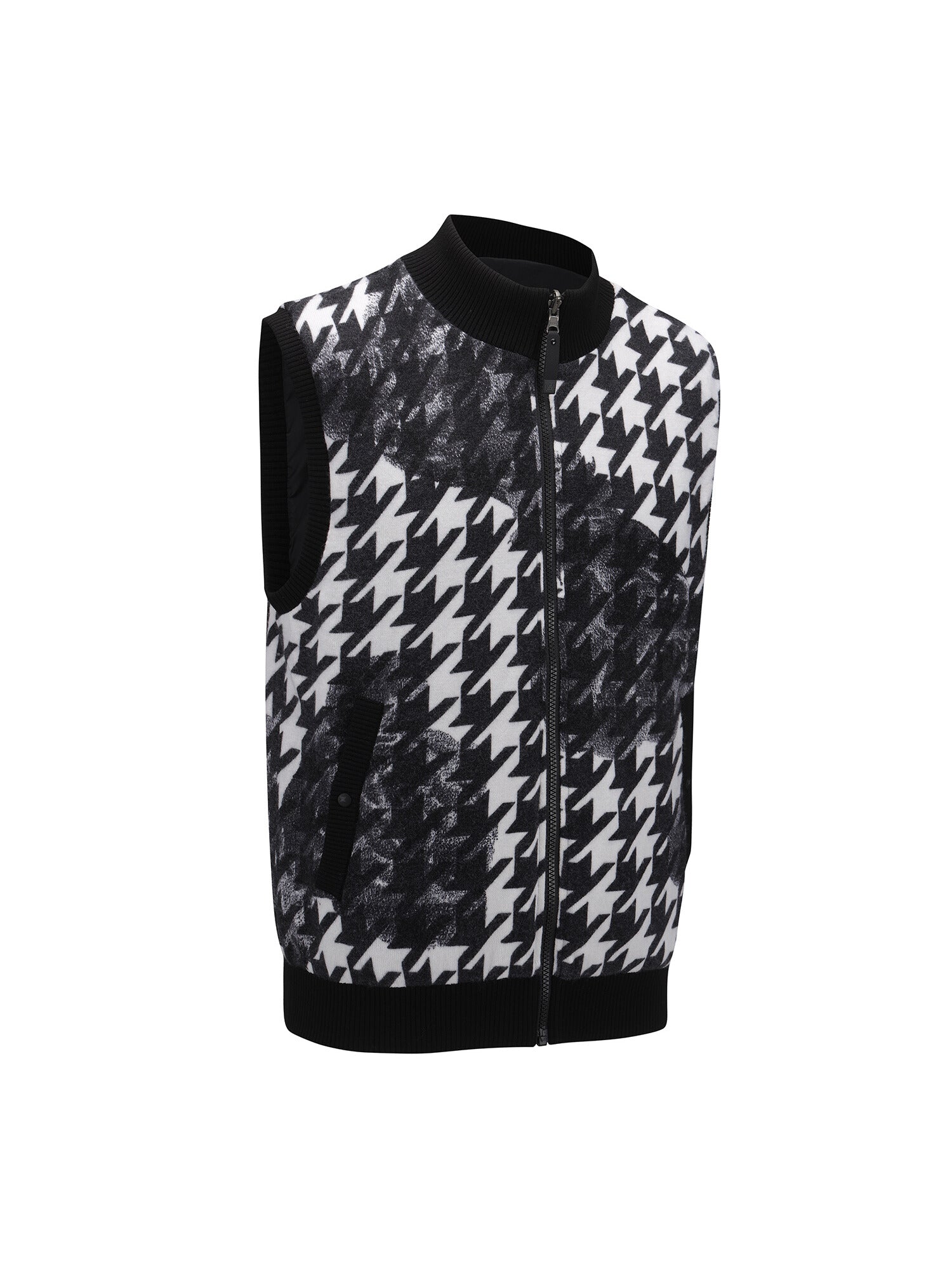 MEN FA PATTERN REVERSIBLE KNIT VEST