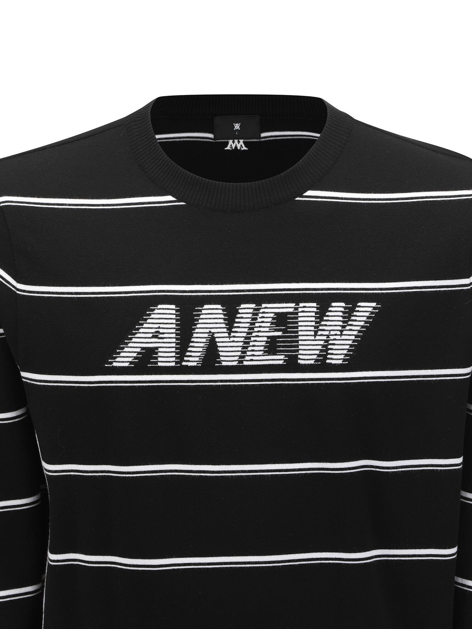 MEN STRIPE ROUND SWEATER